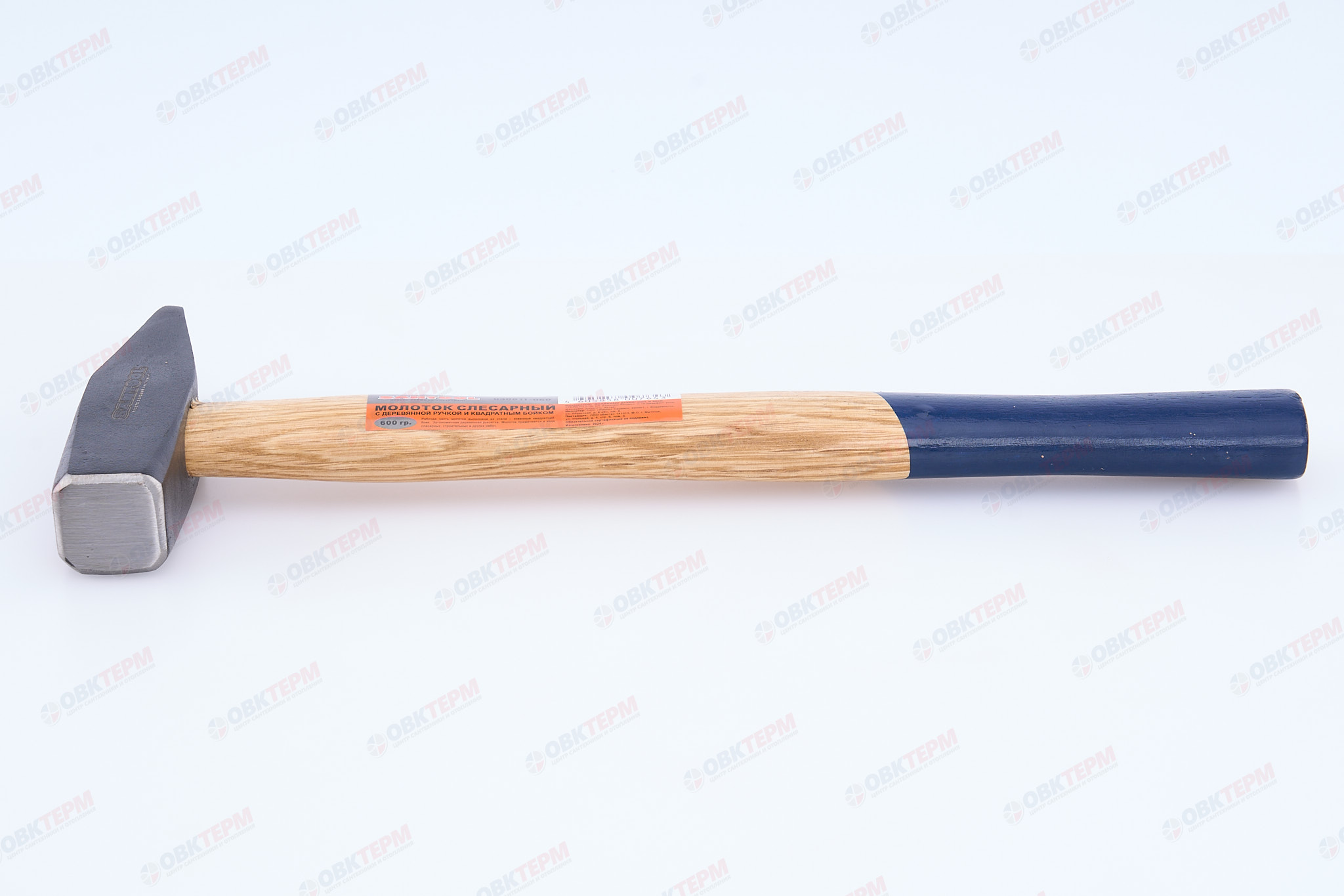 Молоток немецкого типа, деревянная ручка, кованый боек 600 гр SANTOOL - Изображение №3