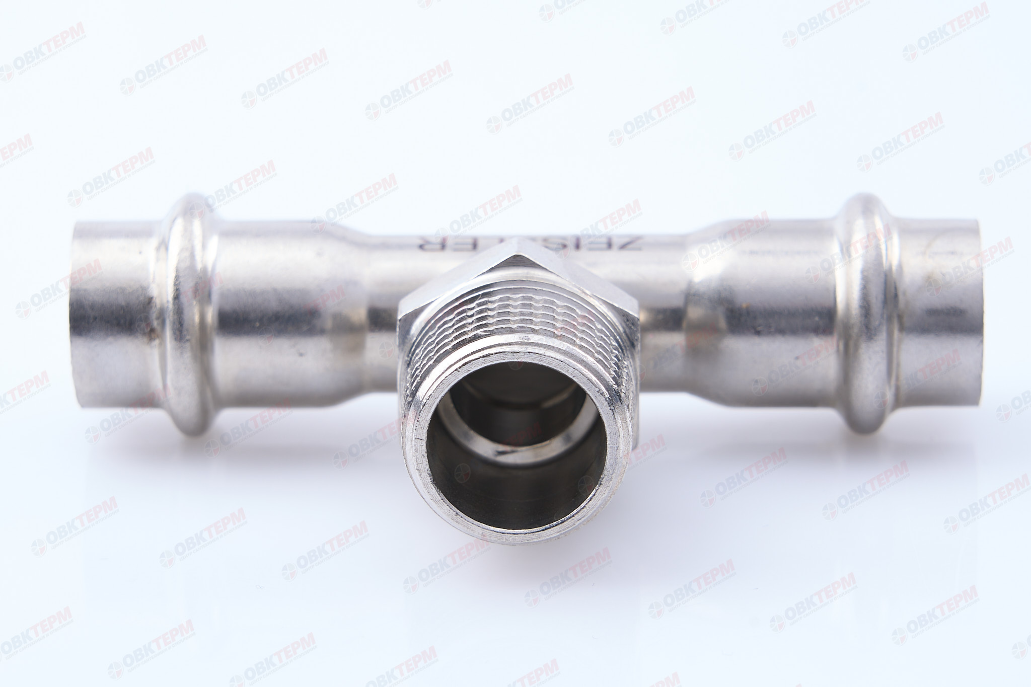 Тройник пресс из нерж.ст. 15  х 1/2"Н  х 15  TIM  (80/5) - Изображение №3