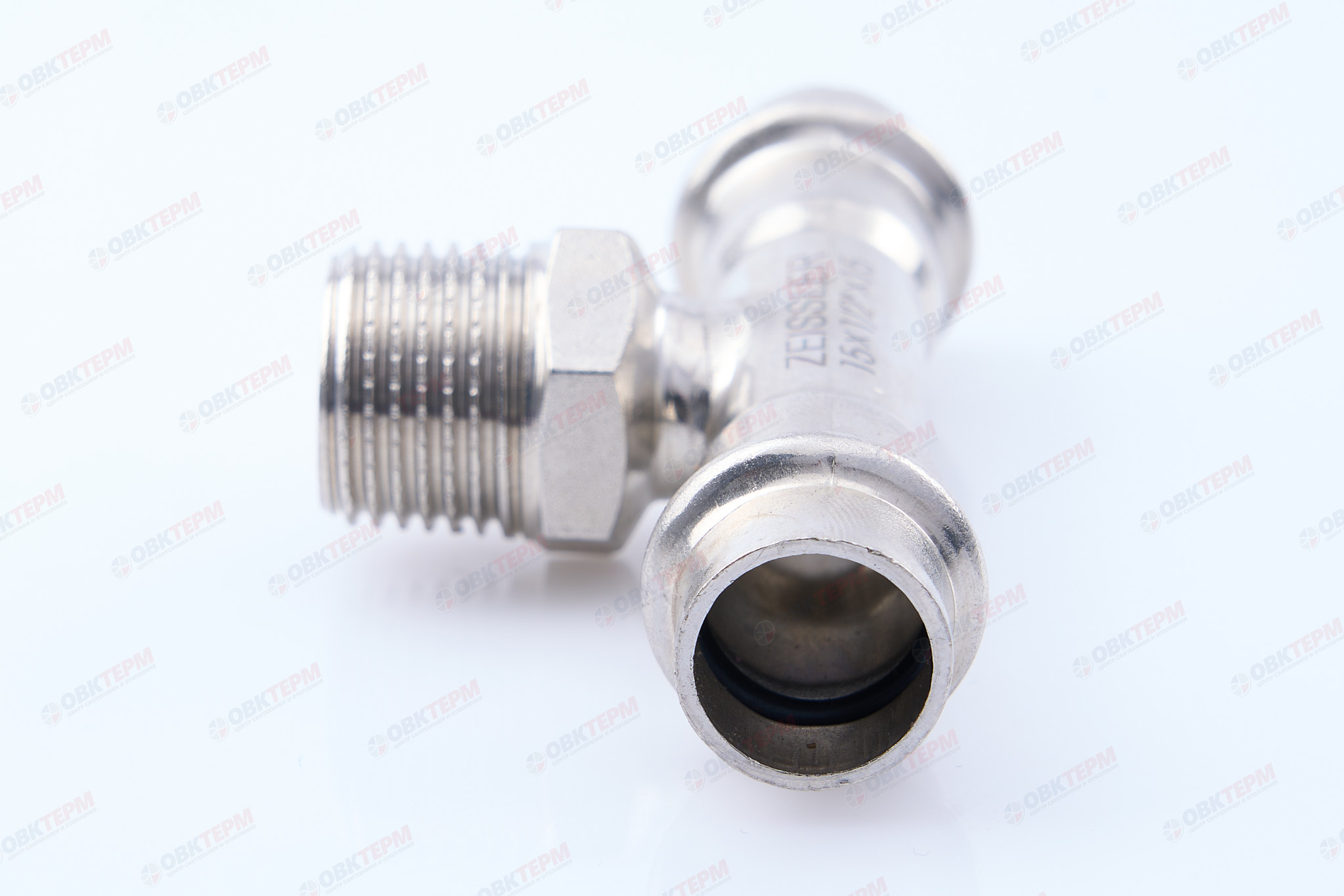 Тройник пресс из нерж.ст. 15  х 1/2"Н  х 15  TIM  (80/5) - Изображение №4