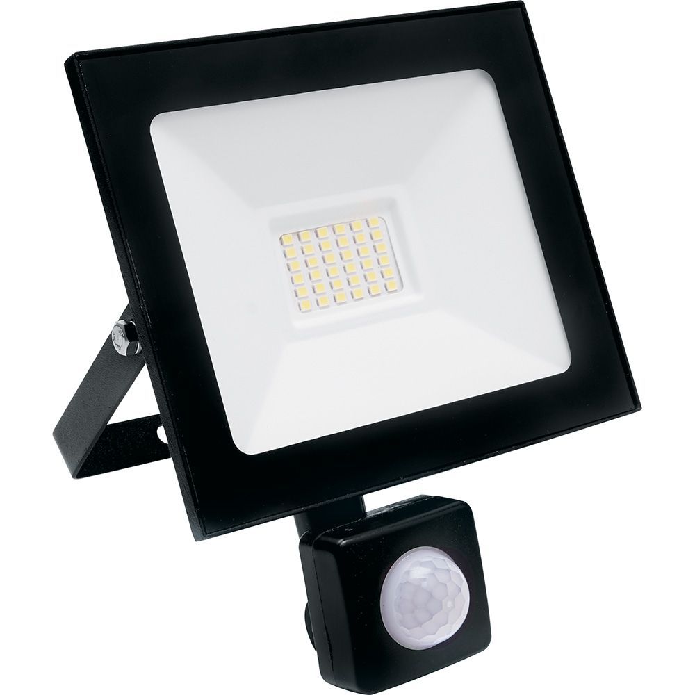 Светодиодный прожектор SAFFIT SFL80-30  с выносным датчиком 2835SMD 30W 6400K IP65, черный - Изображение №2