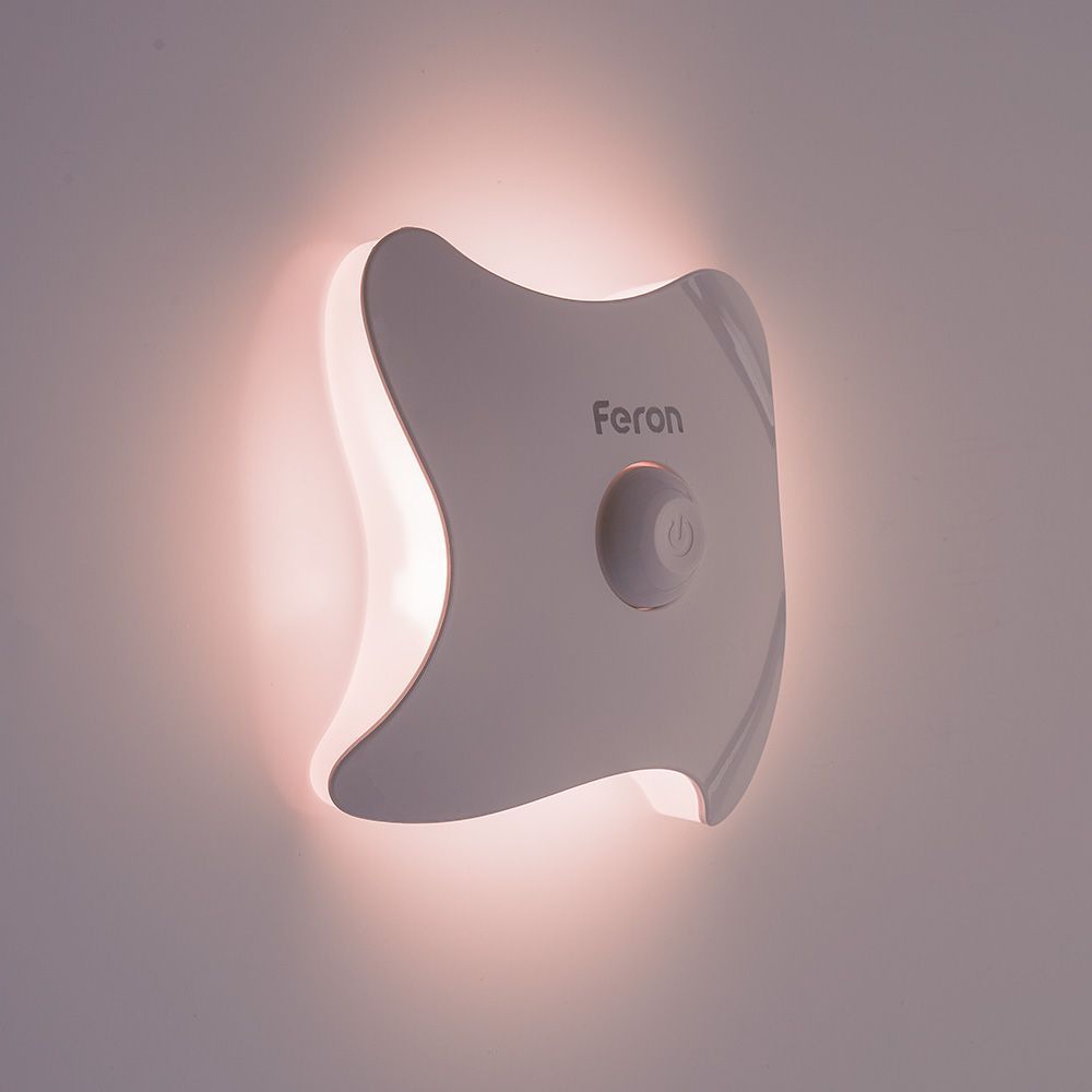 Светильник ночник на магните 8LED , 3*ААА battery 93*93*38мм, FERON FN2020 - Изображение №2