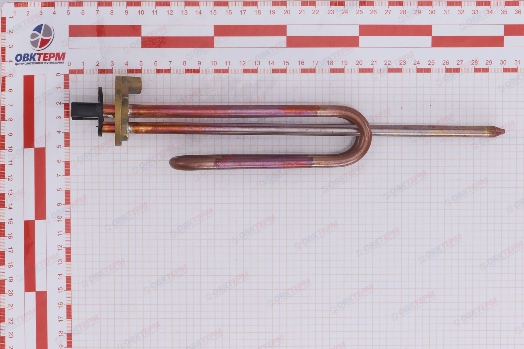 Нагревательный элемент тип RCA 2,0 кВт М5 L275мм D48мм под анодAriston - миниатюра №7