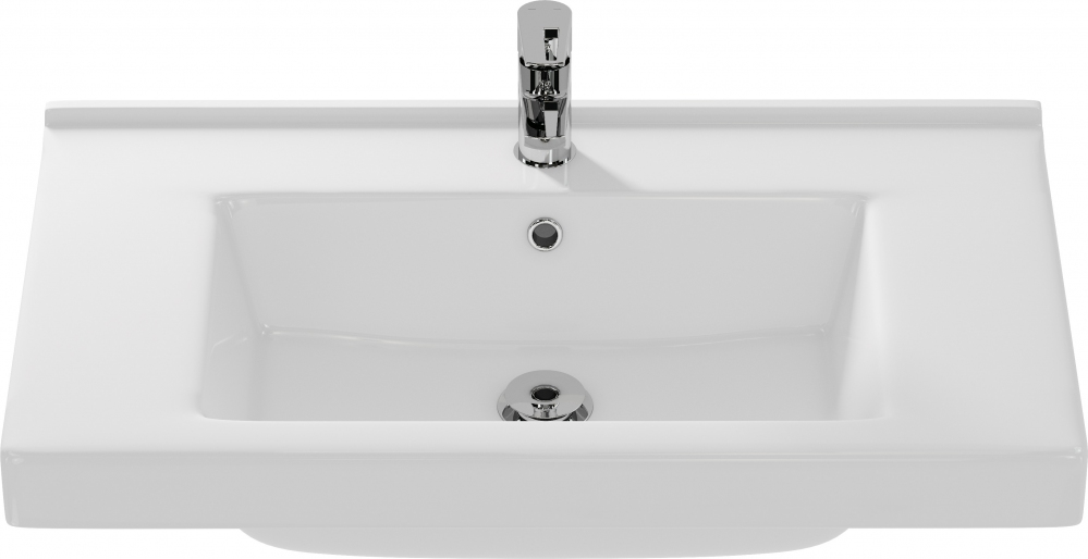 Раковина встраив.Cersanit GRAND 80 1 отв, белый, Сорт1 - Изображение №3