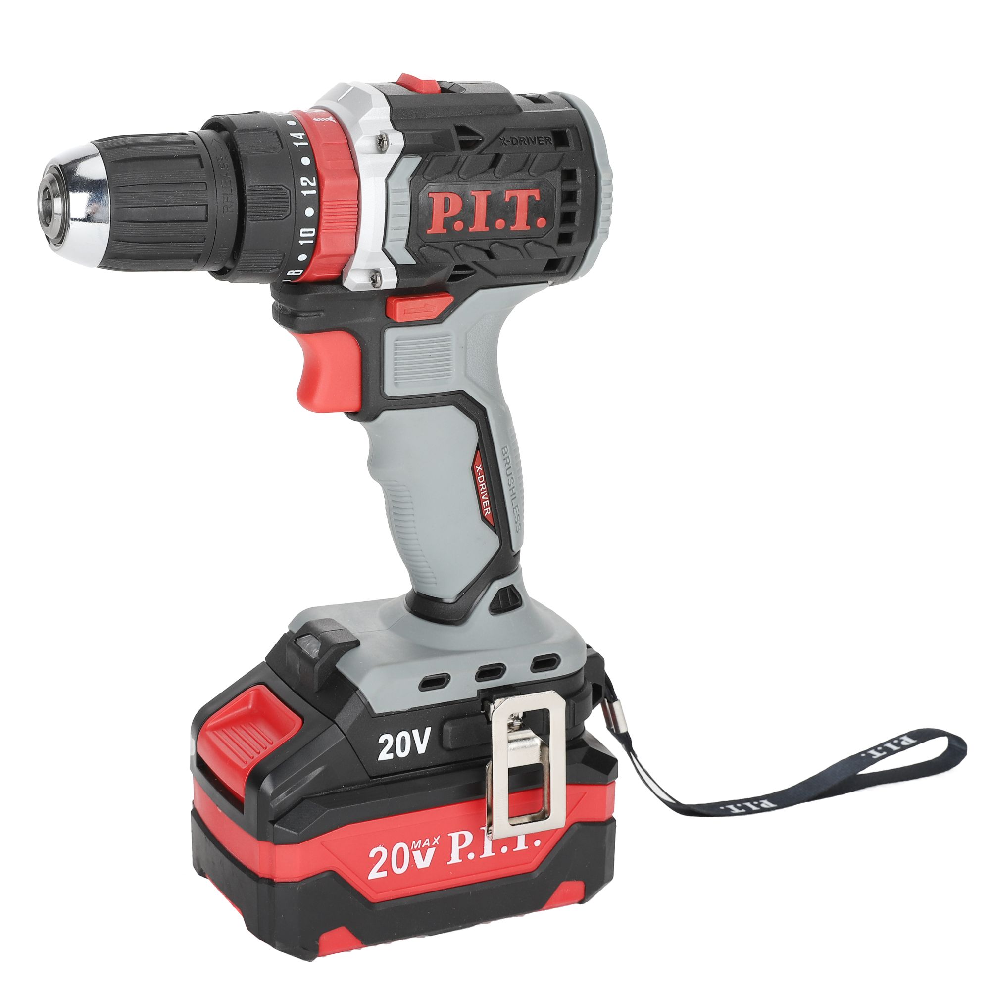 Дрель ударная аккум. Б/Щ P.I.T. One power PSB20H-10C/1 - Изображение №1