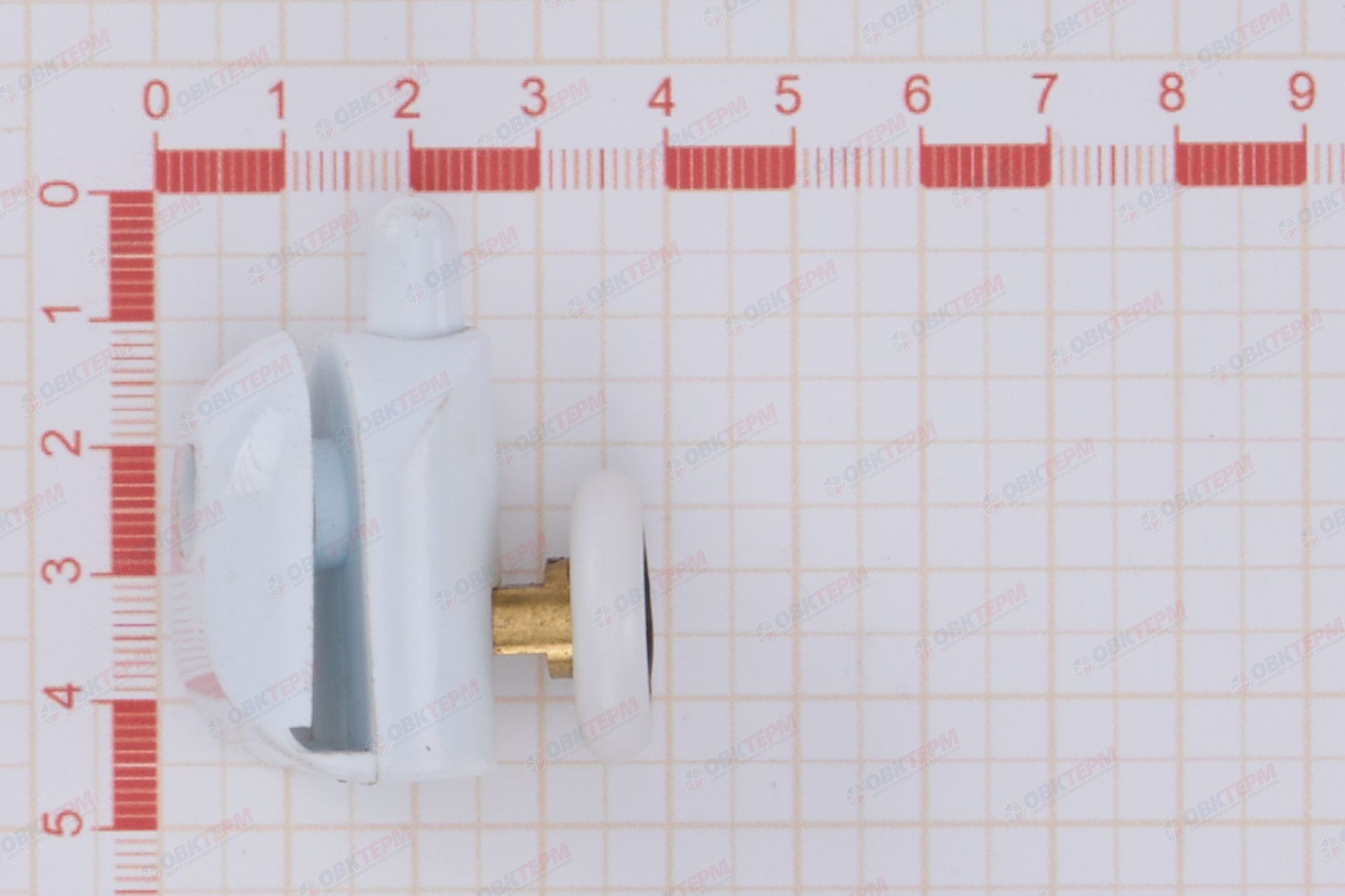 Ролики 23 мм нижний белый 55 серия ALEX BAITLER - миниатюра №6