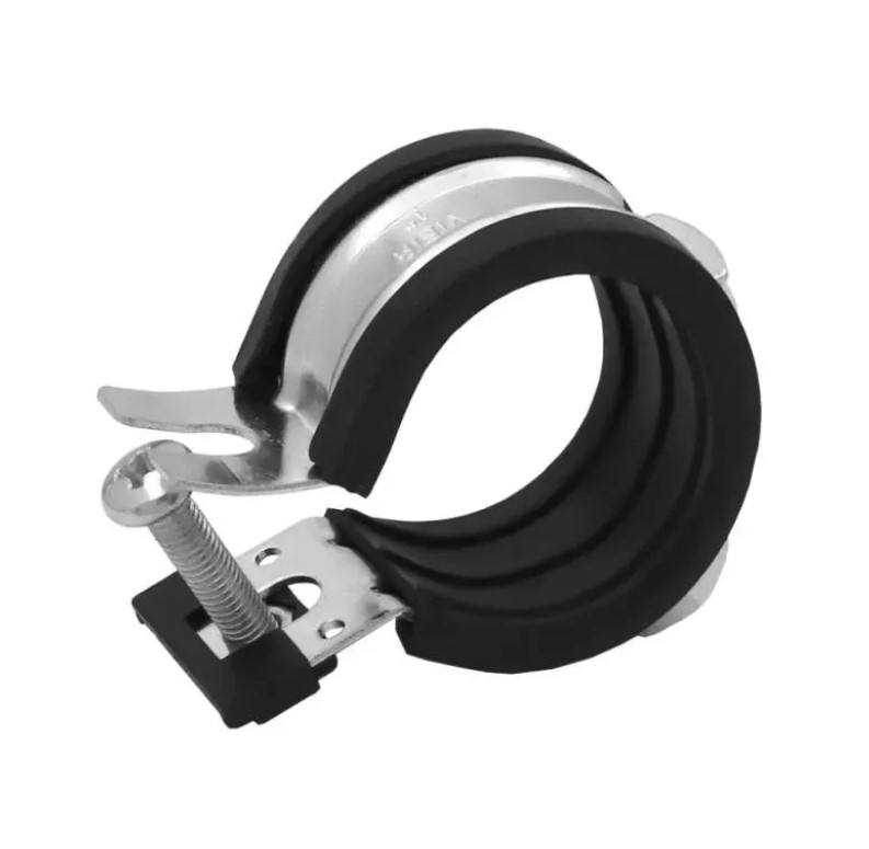 Хомут одновинтовой для труб    1/2  (20-24)     ZEISSLER     (10шт/250ящ) - Изображение №1