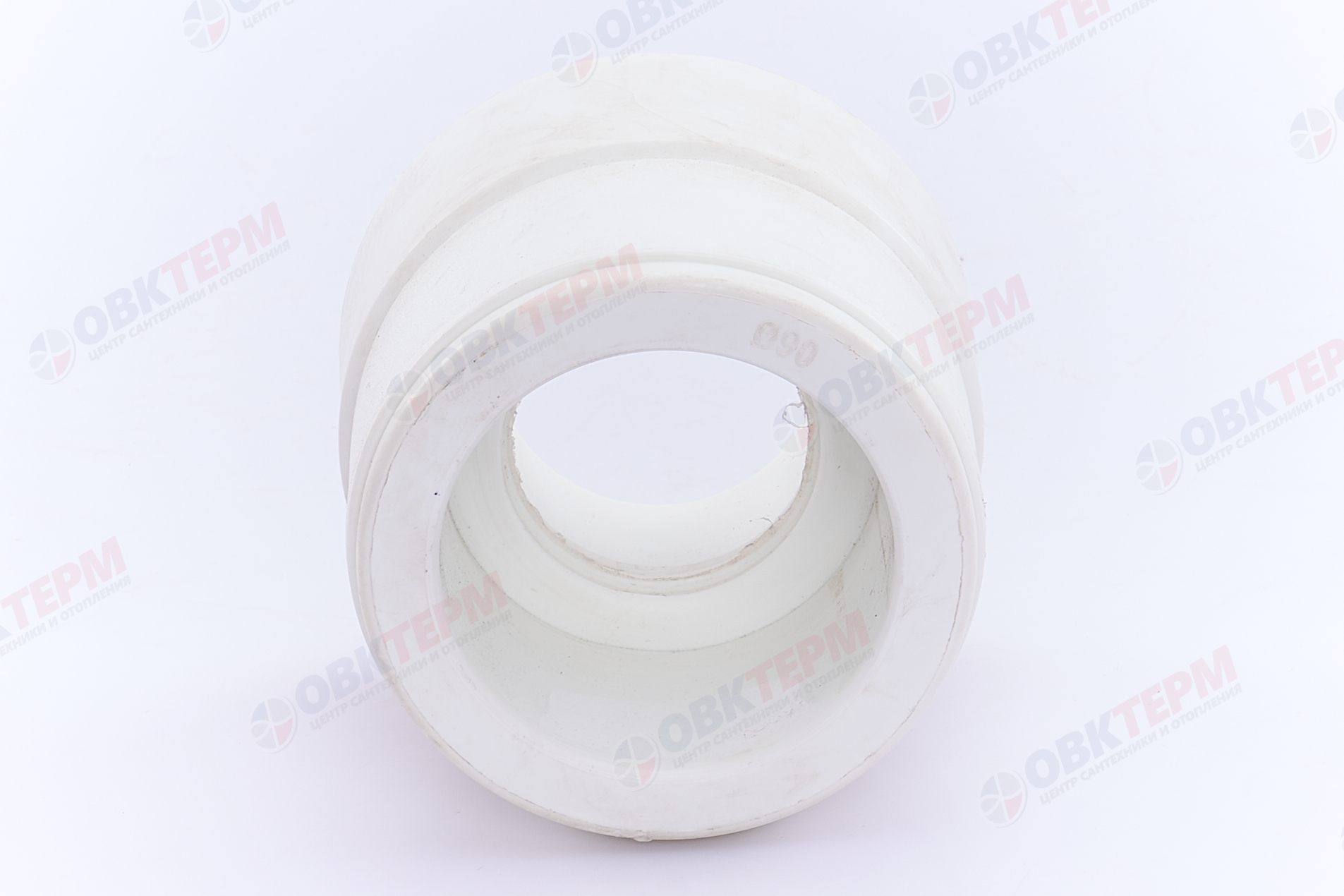 Муфта переход.  ВН  90*50   БЕЛАЯ PP-R   (RTP)    (12/2) - миниатюра №3