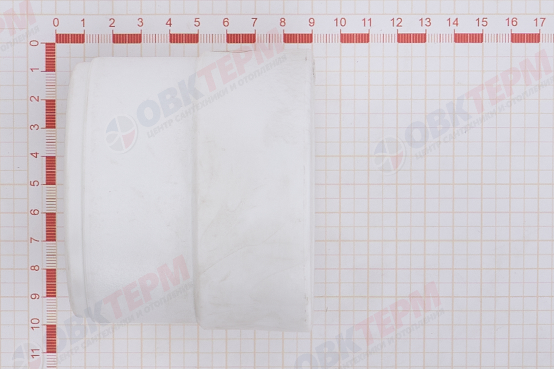 Муфта переход.  ВН  90*50   БЕЛАЯ PP-R   (RTP)    (12/2) - миниатюра №6