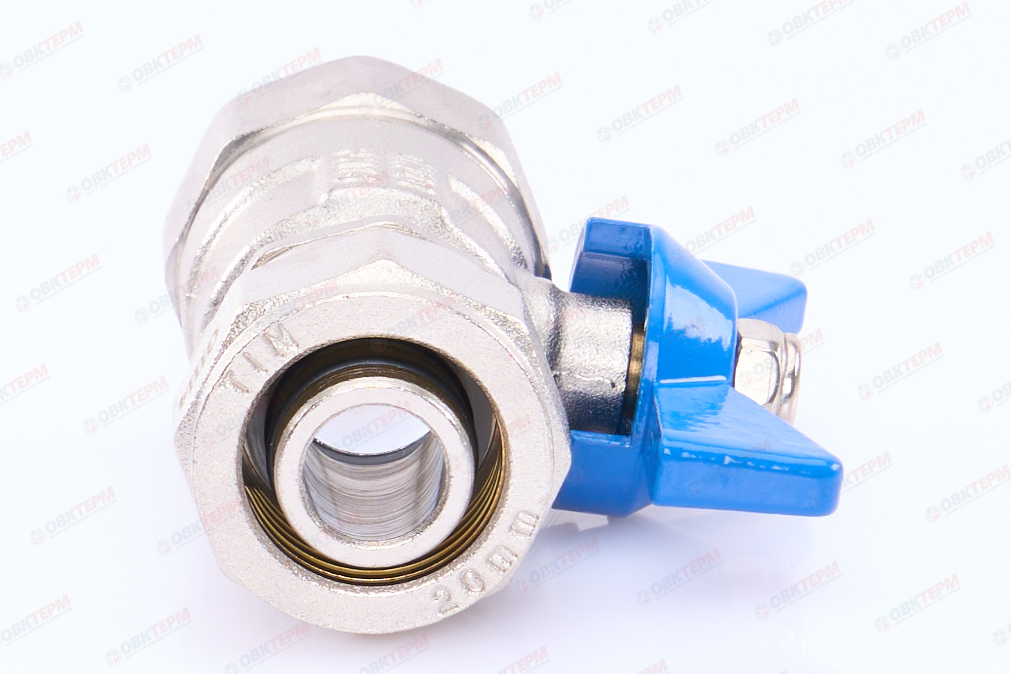 Кран шаровый  TIM  под обжим  20* 3/4"в  бабочка          (18шт/72ящ) - Изображение №5