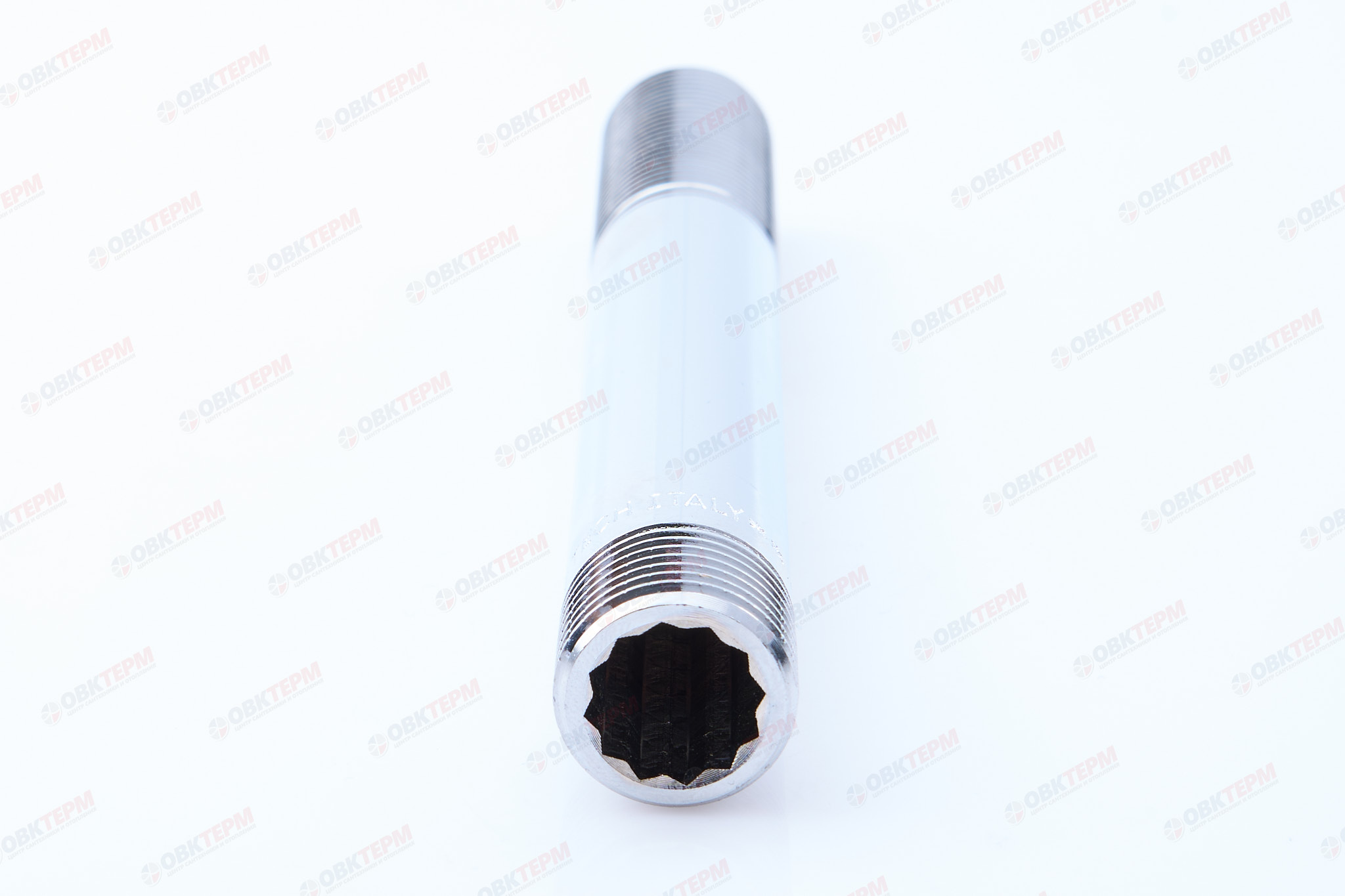 Сгон 1/2" ш/ш 150мм   Хром  TIM   (5шт/75ящ) - Изображение №4