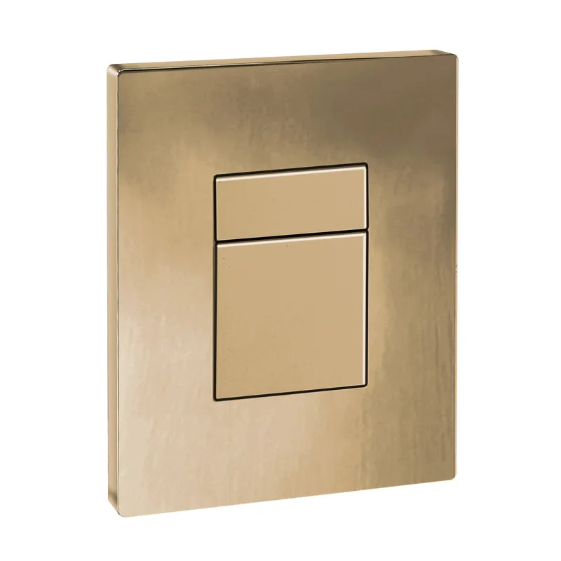 Панель смыва пневматическая KOER KT-0607-12 (матовое золото) - Изображение №1