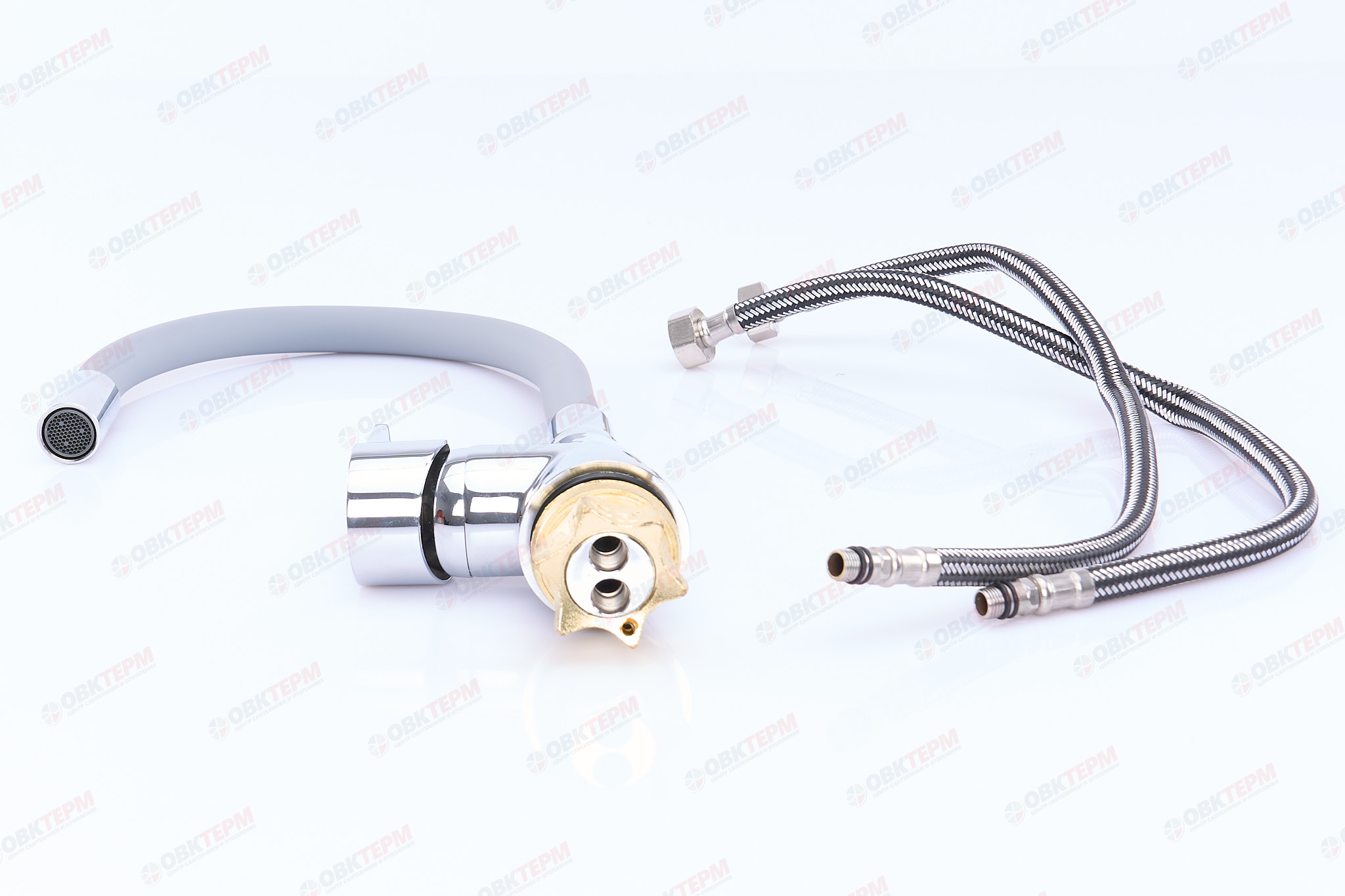 Смеситель д/кухни REFLECTOR AKSA NTF-04-05-REFL.GRAY ГАЙКА (10 шт/ящ) - Изображение №4