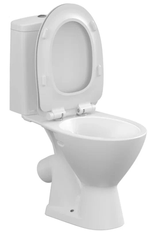 Унитаз-компакт Cersanit FLAVIS 031 3/6 DPL EO slim (косой вып, 2 реж.SC, нижн. подкл) Ш353*В795*Г645 - Изображение №5