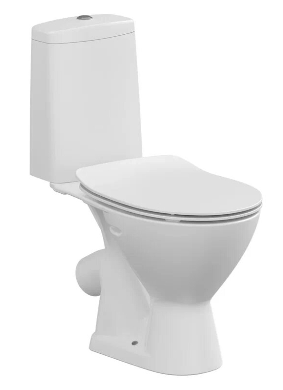 Унитаз-компакт Cersanit FLAVIS 031 3/6 DPL EO slim (косой вып, 2 реж.SC, нижн. подкл) Ш353*В795*Г645 - миниатюра №10