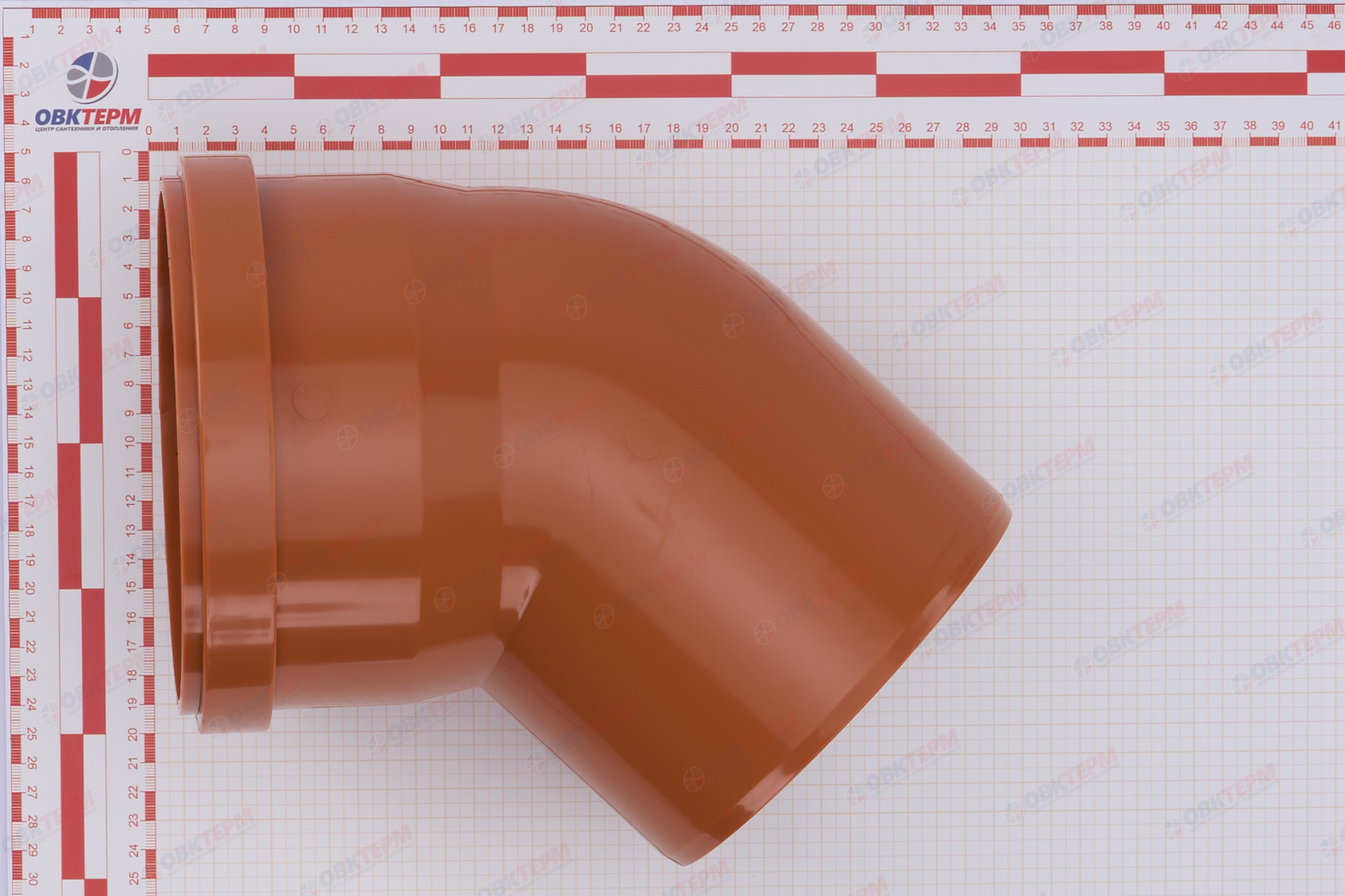 Отвод 160 * 45*   (рыжий)      SINIKON       (8 шт./упак.) - миниатюра №6