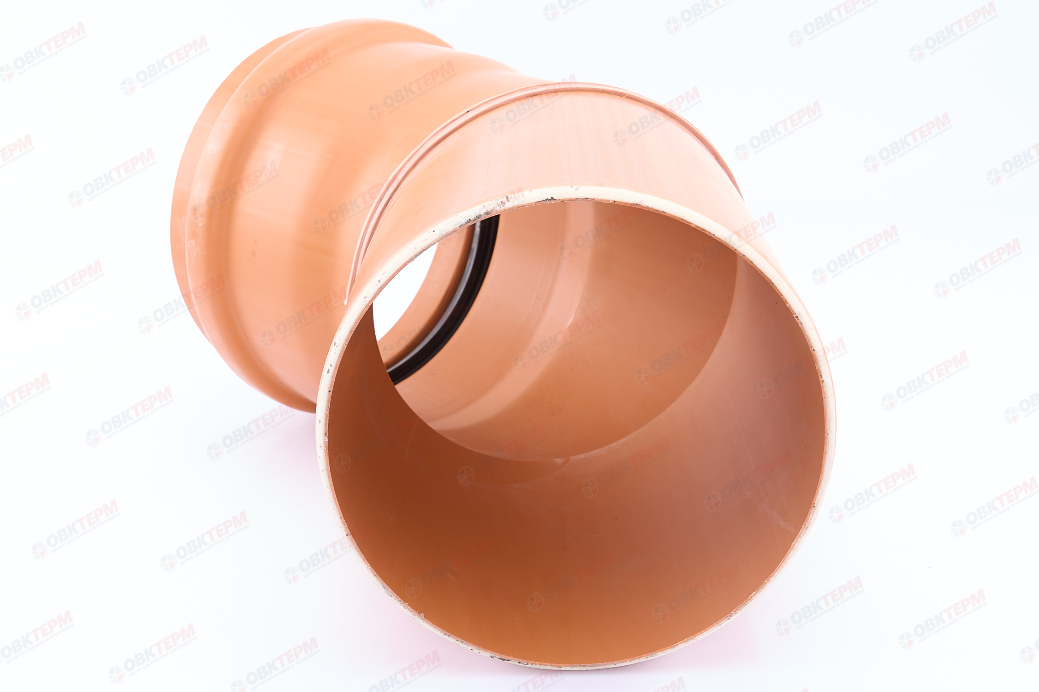 Отвод 250 * 45*   НПВХ      ХЕМКОР (1 шт) - миниатюра №5