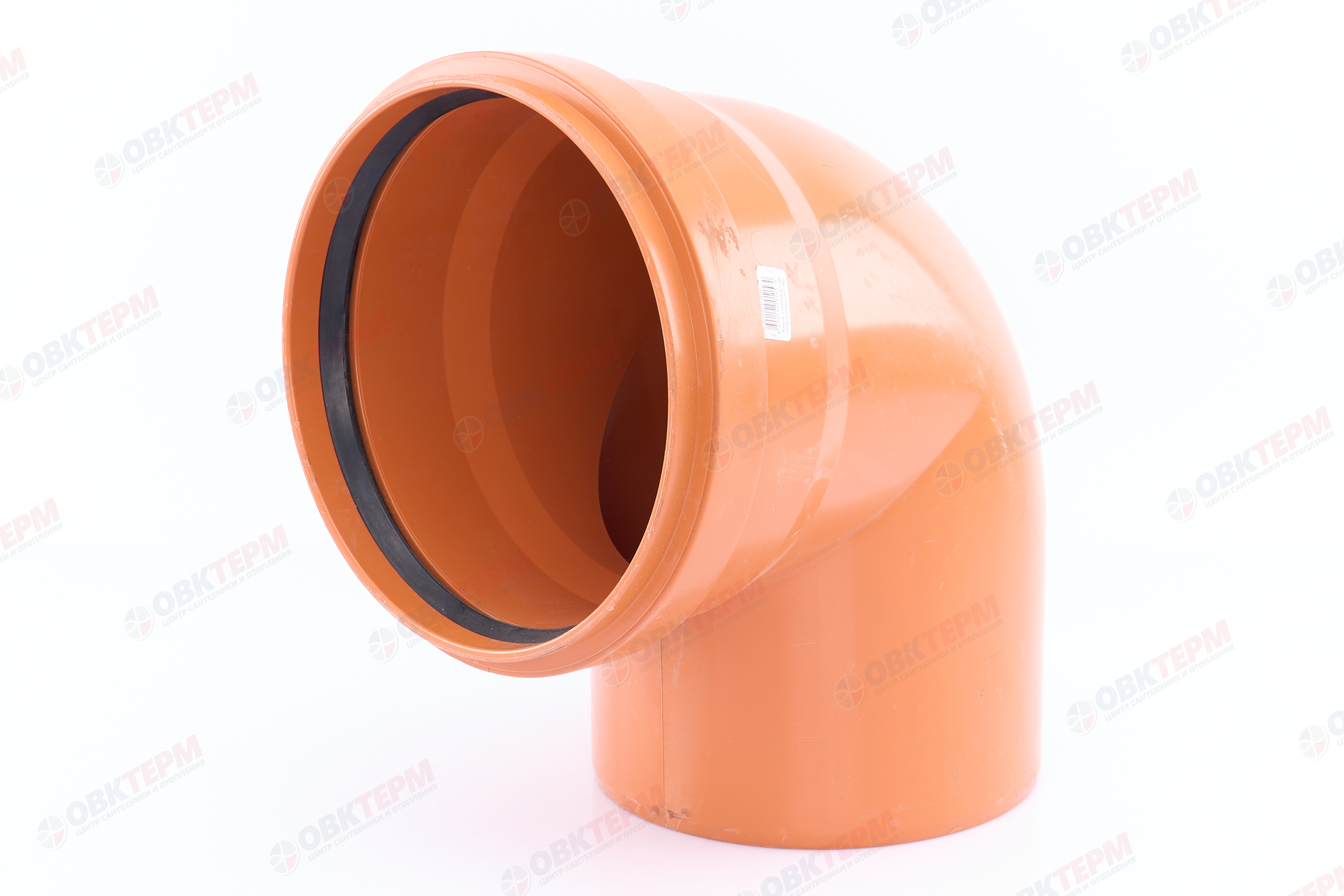 Отвод 250 * 90*   НПВХ      ХЕМКОР (1 шт) - миниатюра №2