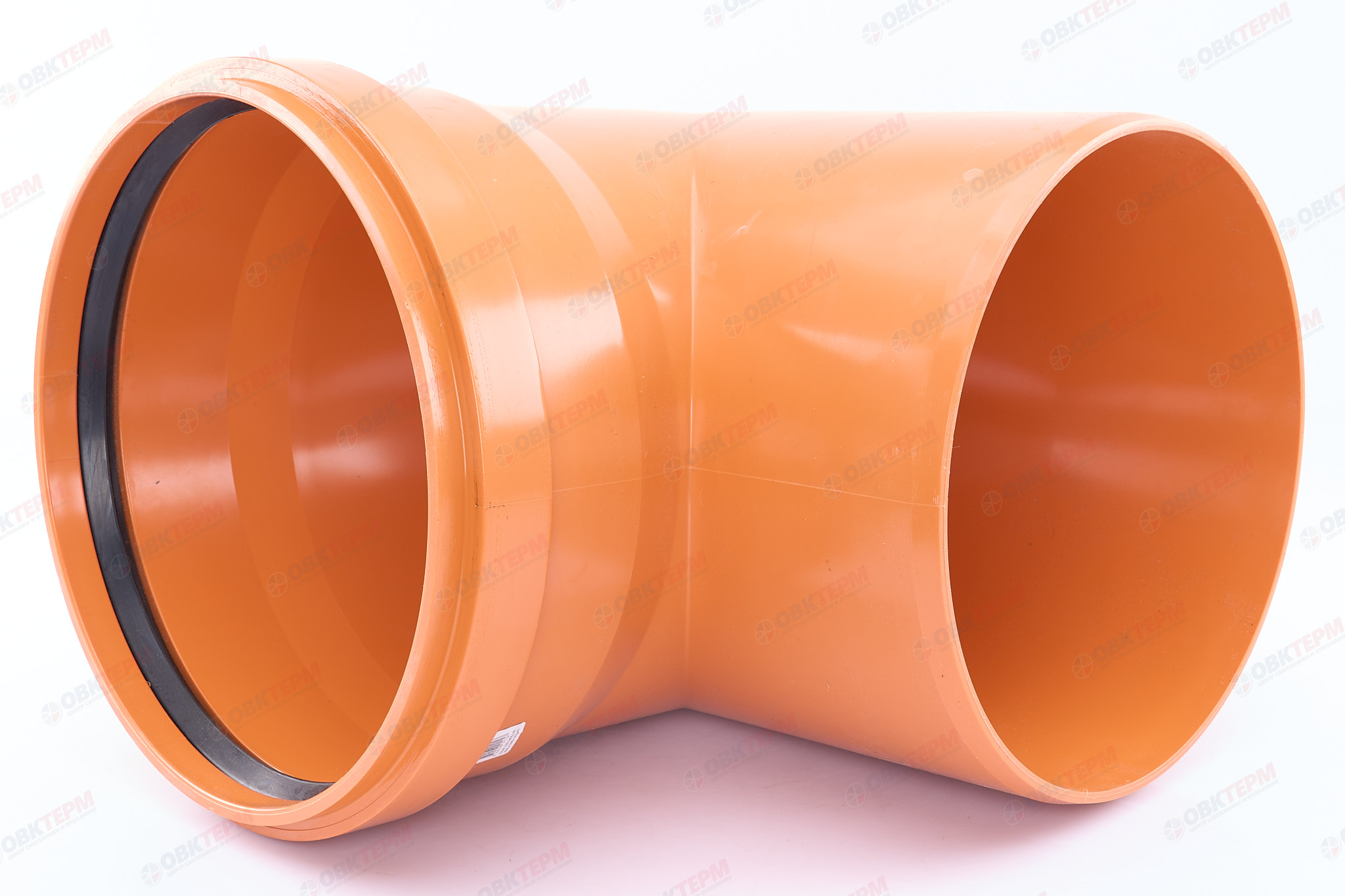 Отвод 315 * 90*   НПВХ      ХЕМКОР (1 шт) - миниатюра №3