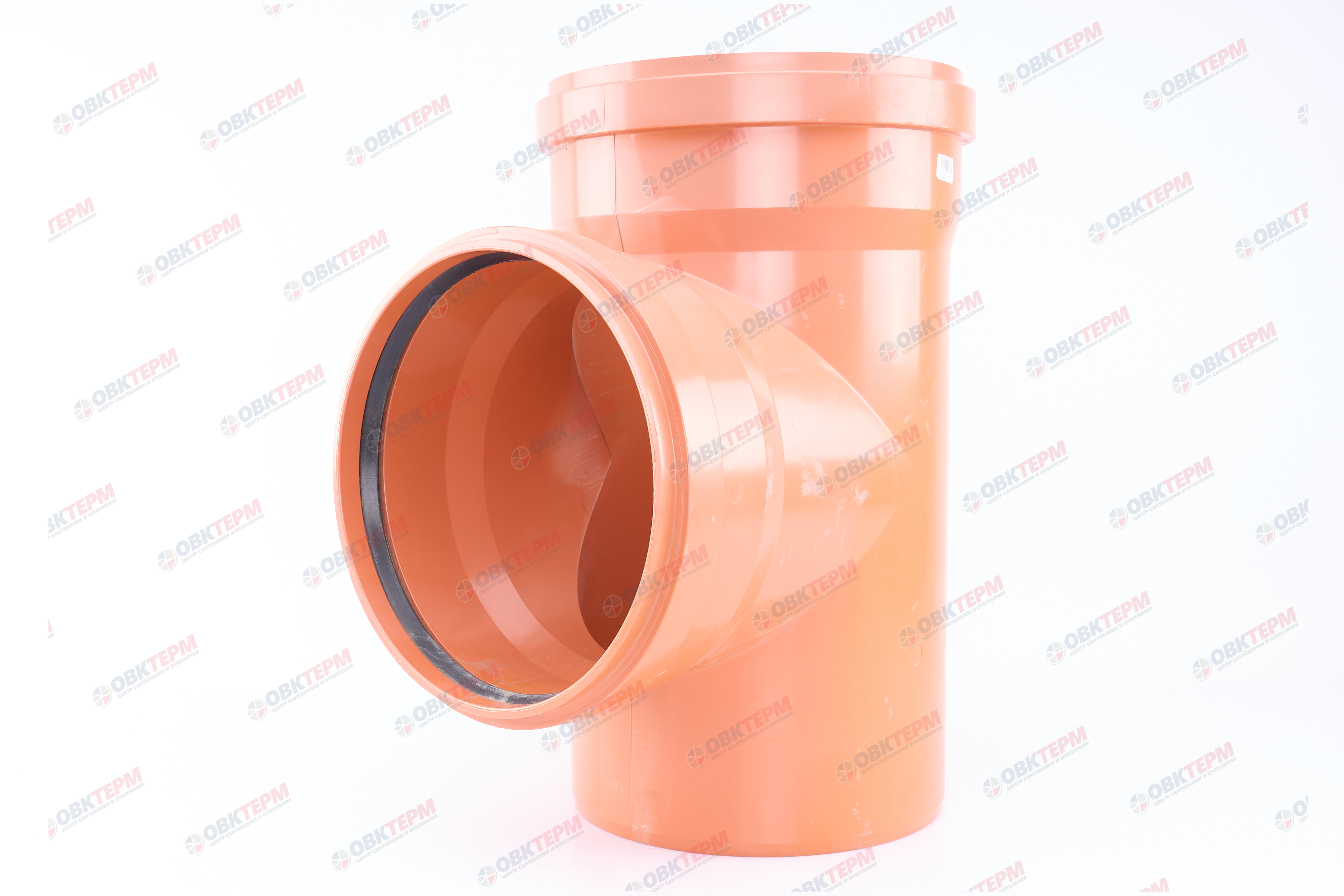 Тройник  315 * 315 * 90*   НПВХ      ХЕМКОР    (1 шт) - миниатюра №2