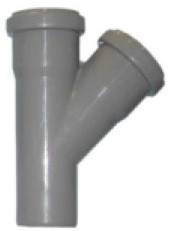 Тройник  110/110/45*          (10 шт)                 EURO PLAST - Изображение №1