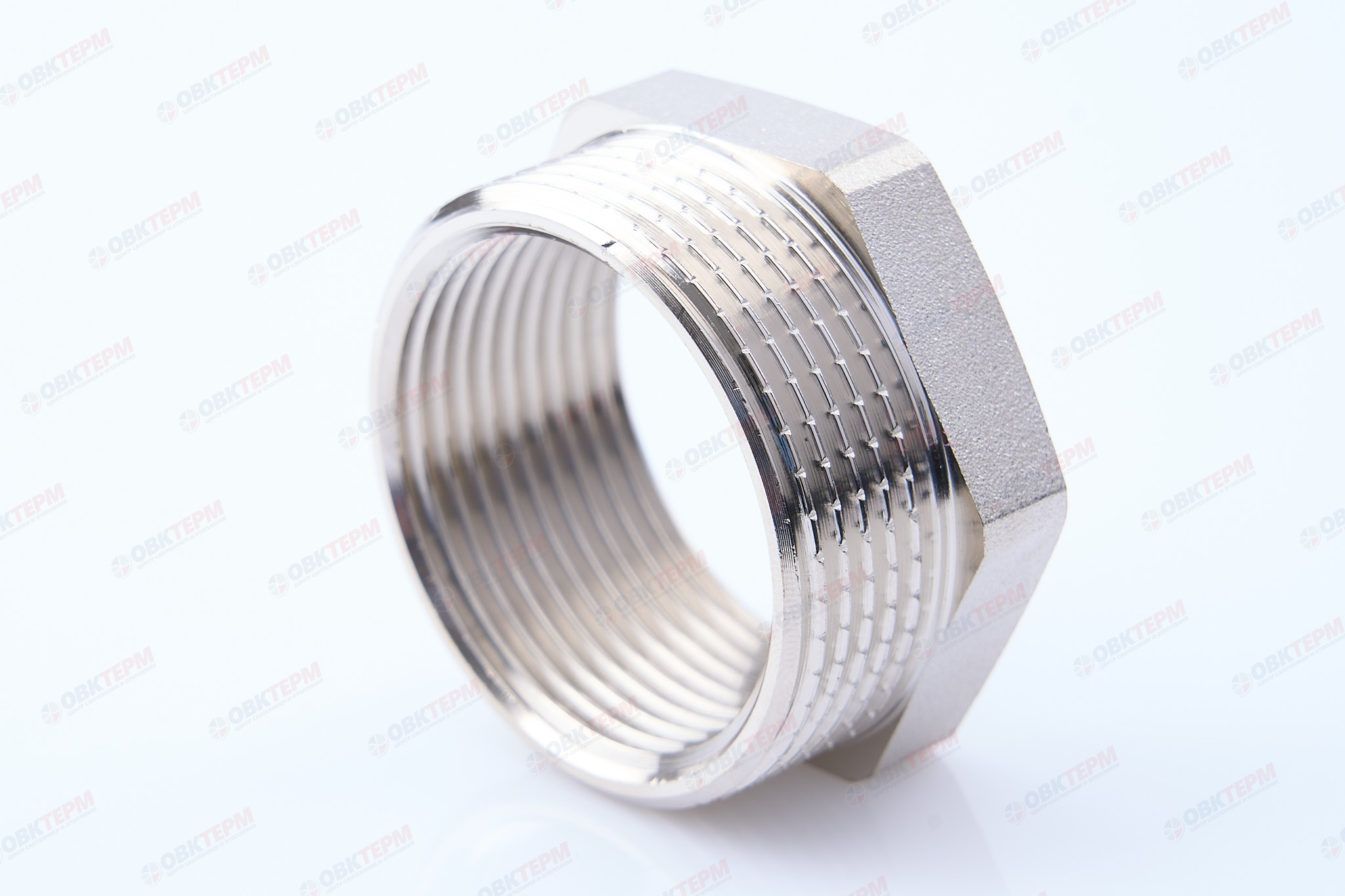Футорка 1 1/2" - 1 1/4"   Никель ZEISSLER                   (65/5) - Изображение №1