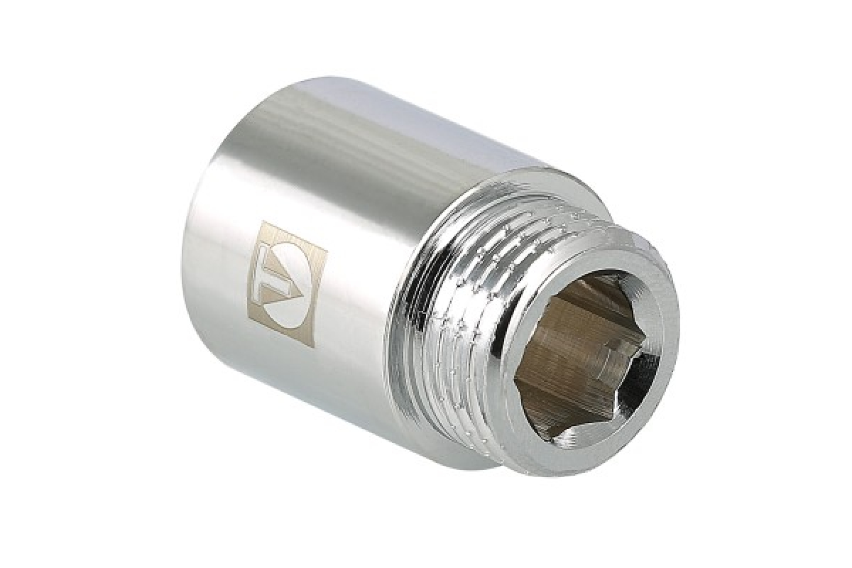 Удлинитель    3/4" вн *80мм     хром (Valtec) - Изображение №1