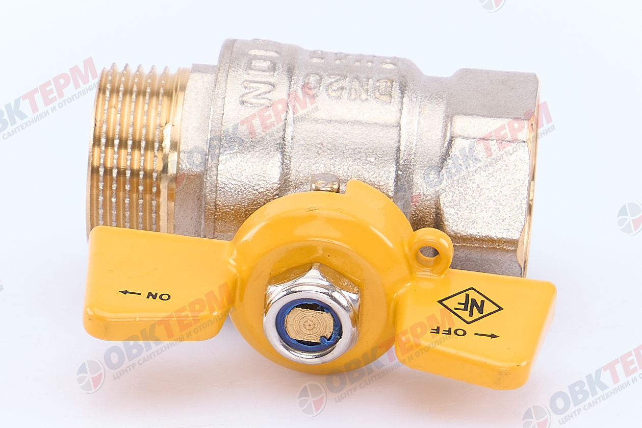 Кран шаровый   NOLF Сlassic  ГАЗ     3/4" ВН   бабочка   усиленный  (96 шт) - Изображение №4