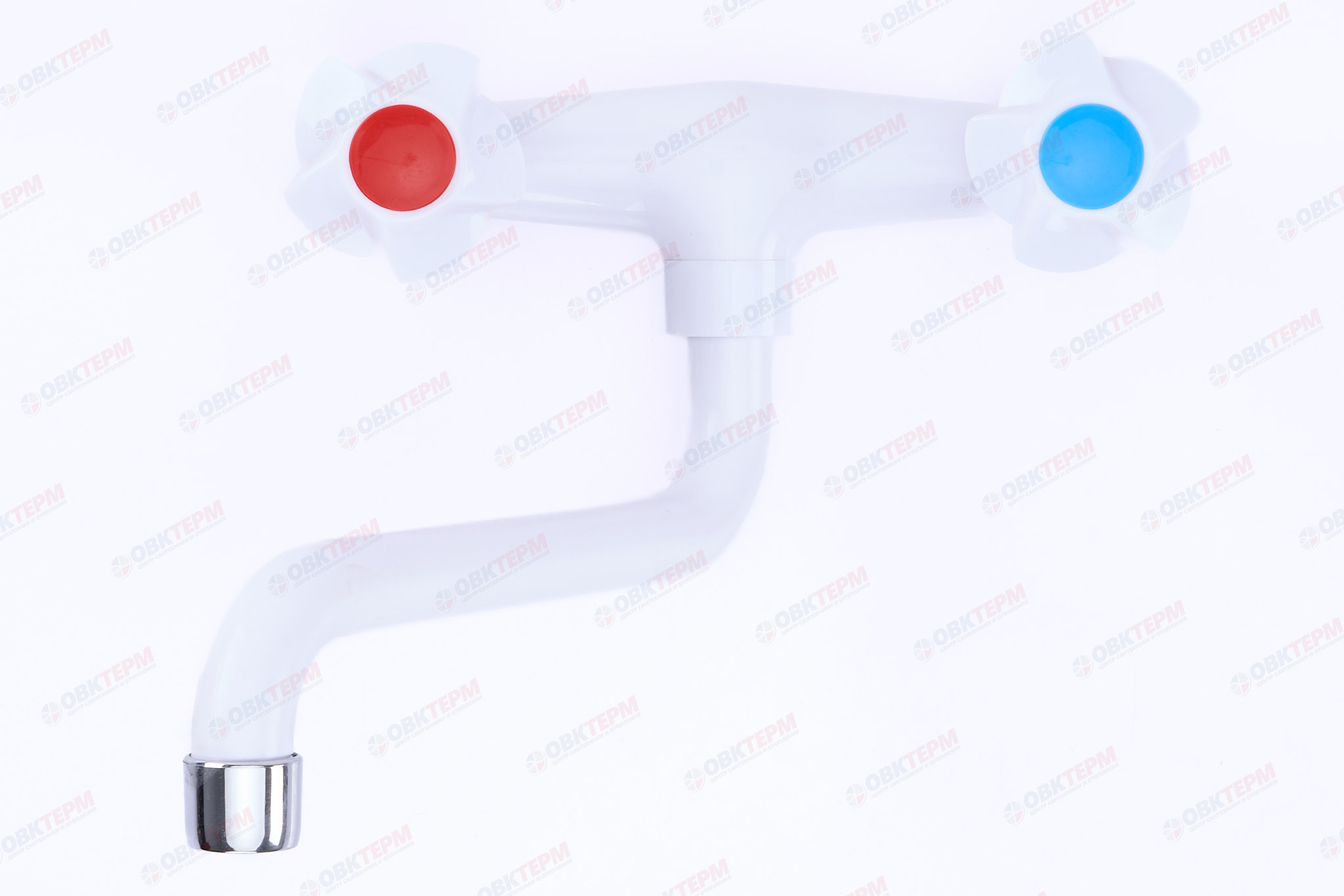 Смеситель д/кухни от стены PLAMIX AMA-361 White, (20шт/ящ) - Изображение №2