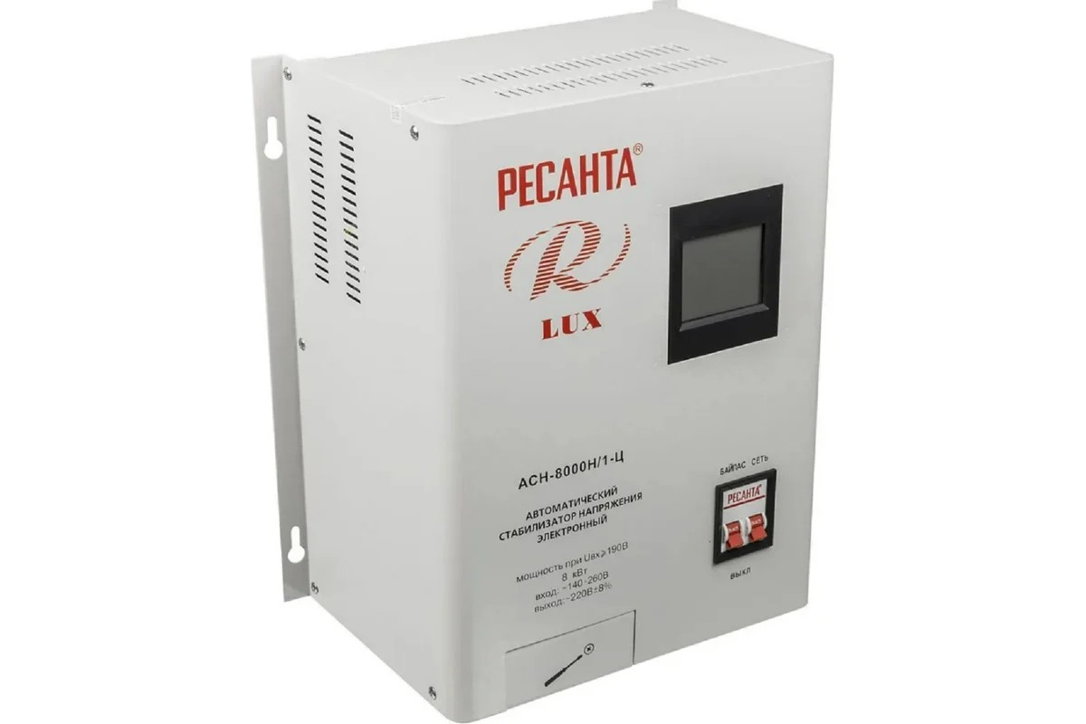 Стабилизатор ACH НАСТЕННЫЙ  -  8000 Н/1-Ц Lux  Ресанта - миниатюра №8