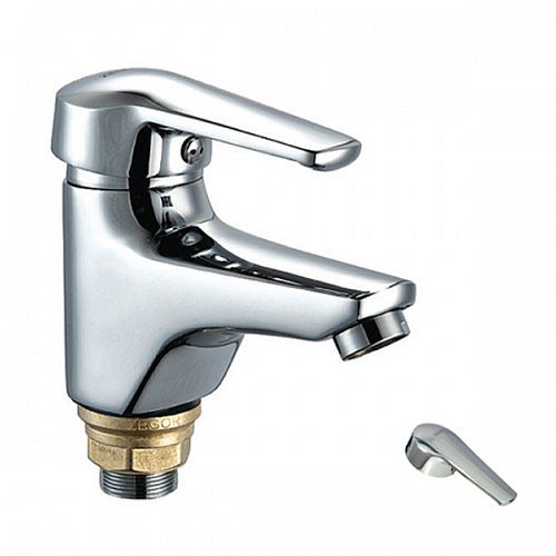 Смеситель д/умывальника ZERIX BIT-A 182 Ø40 ГАЙКА (10 шт/ящ) - Изображение №1