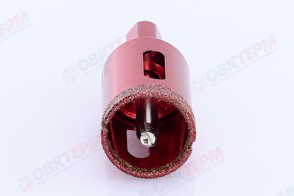 Коронка алмазная по керамограниту и мрамору с напр.сверлом 25 мм Hardcore - Изображение №2