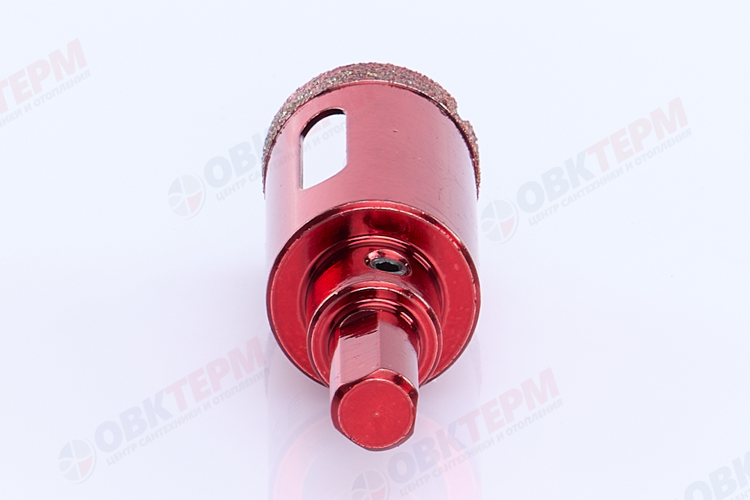 Коронка алмазная по керамограниту и мрамору с напр.сверлом 25 мм Hardcore - Изображение №4