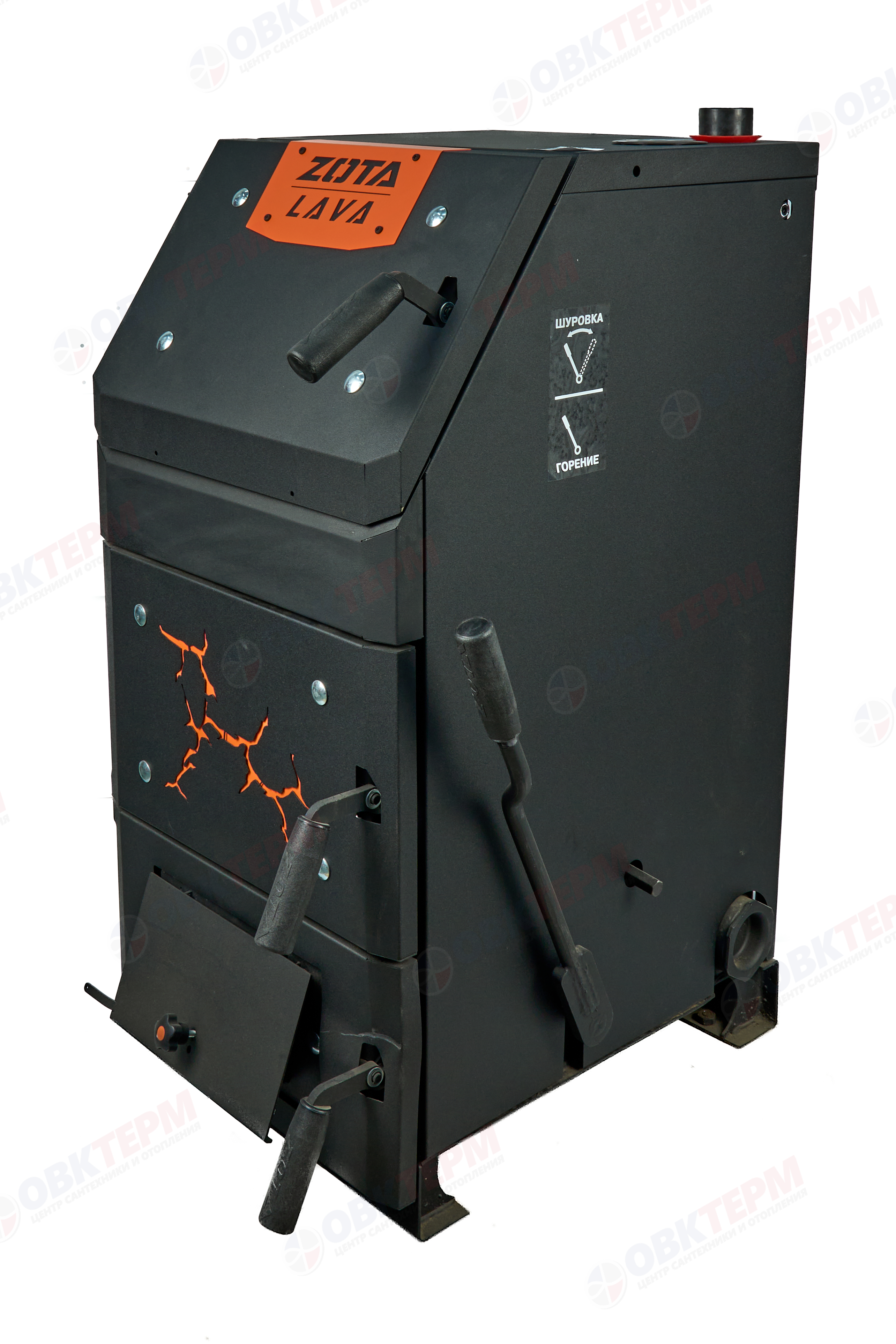 Котел твердотопливный    Lava  13 кВт  Ø150, max 3 bar                     ZOTA - Изображение №2