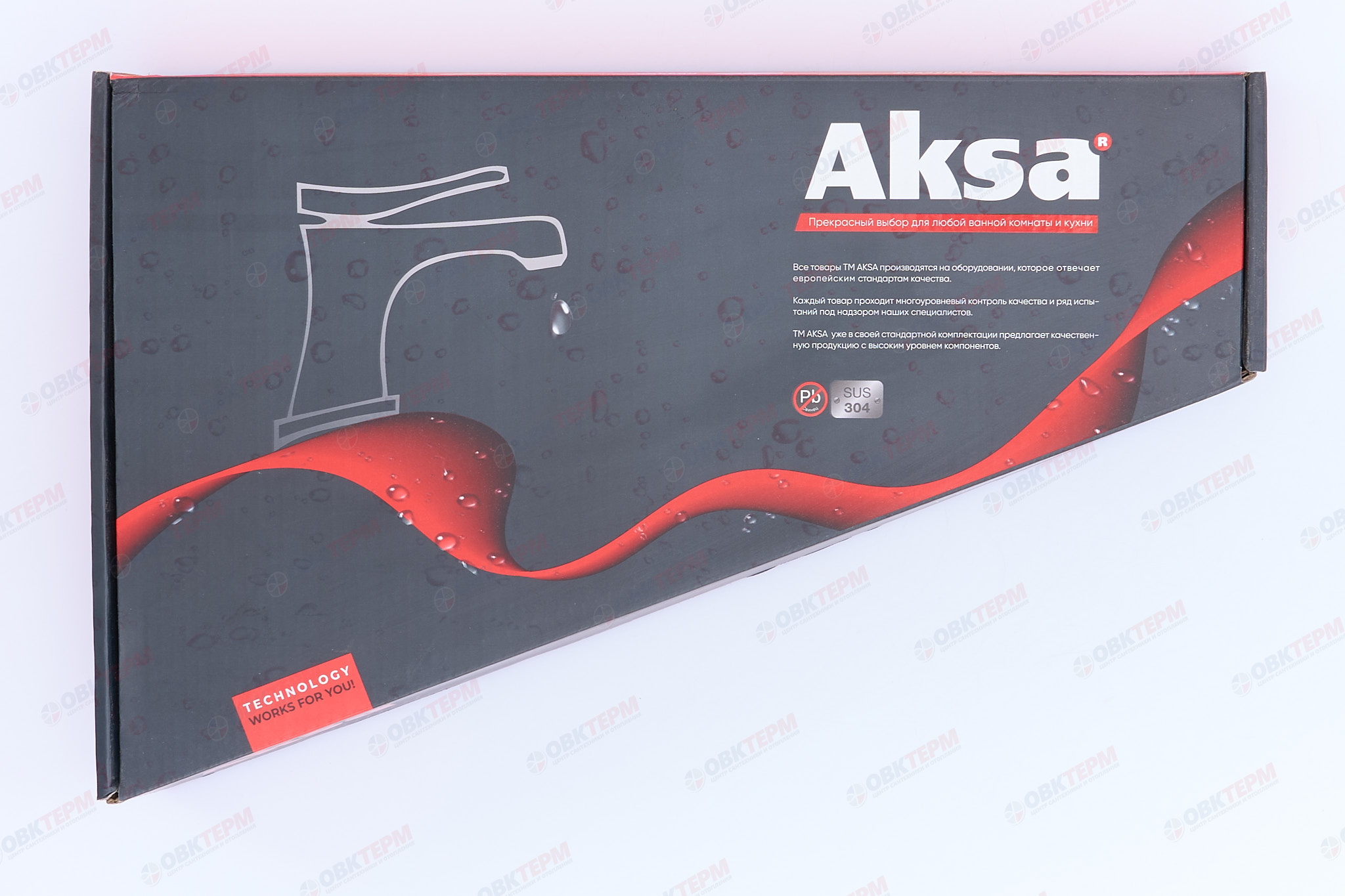 Кран моно  AKSA SIM-14-20-A для холодной воды из нерж стали   (20 шт/ящ) - миниатюра №10