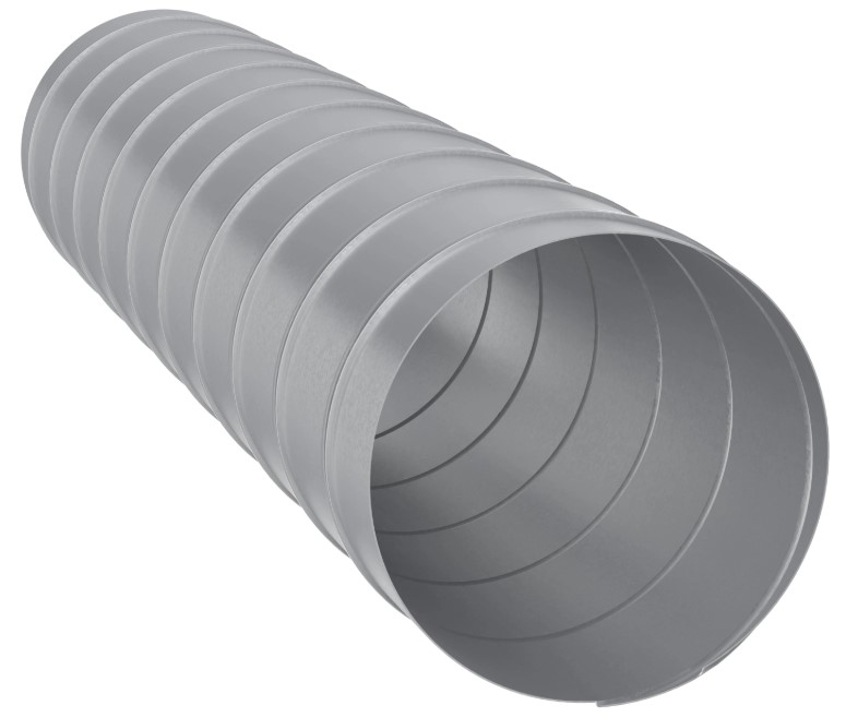 Воздуховод DG d250 L1,25м оцинкованная сталь Эра - Изображение №2