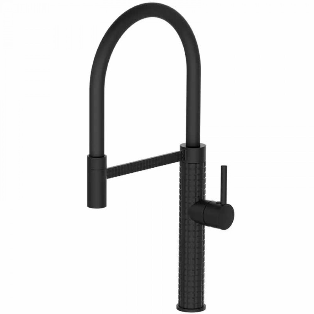 Смеситель д/кухни MIXXUS PREMIUM OLIWER 017 GRAPHITE REFL.BLACK Ø35 (8 шт/ящ) - изображение №1