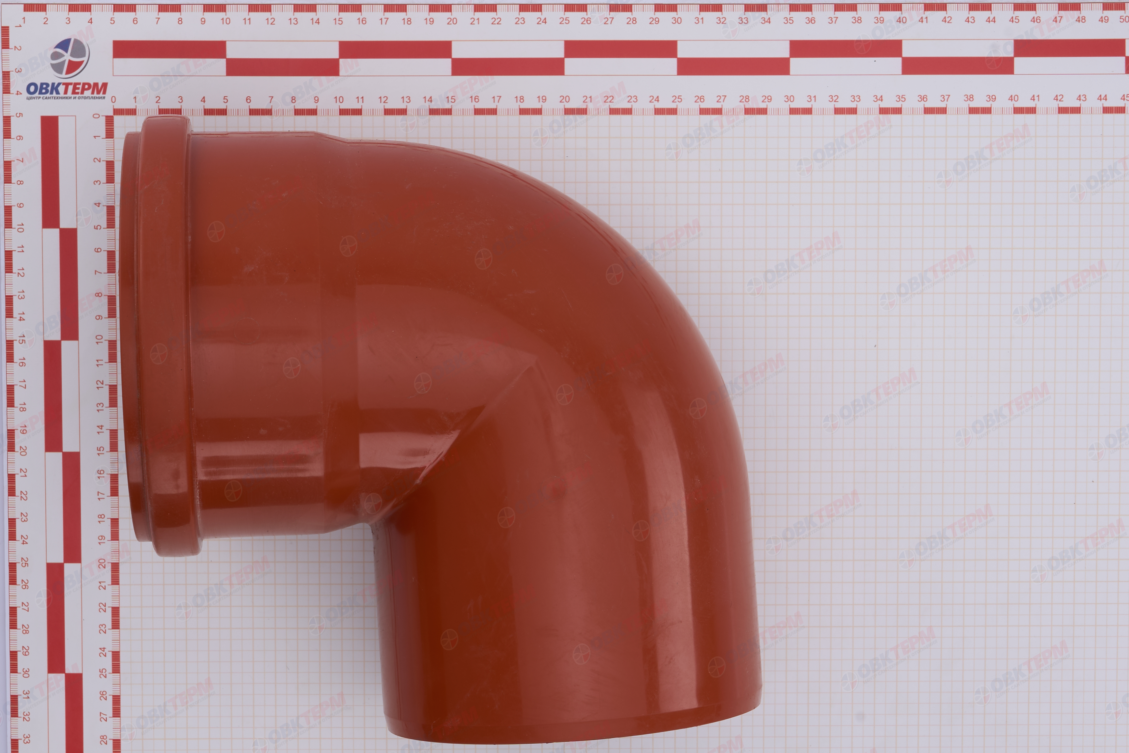 Отвод  160   90*  (рыжий)  FLEXTRON    (5 шт) - Изображение №5