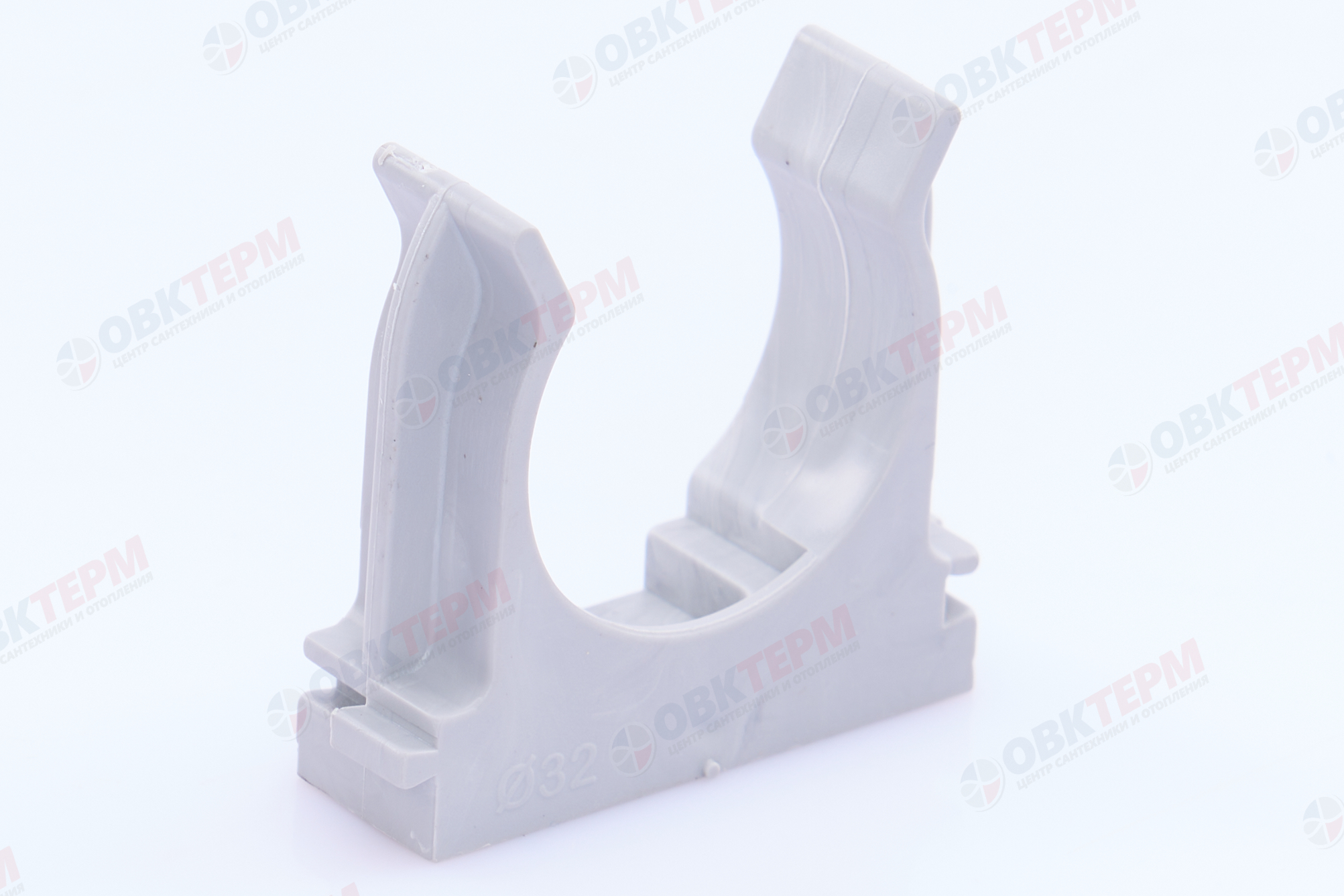 Крепеж-клипса для монтажного пистолета D32 серая AGIS Profile 50шт - Изображение №2