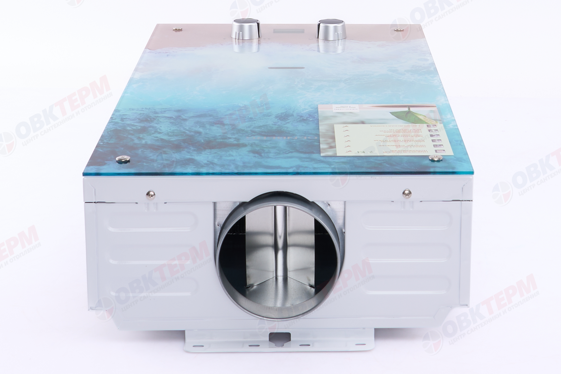 Колонка газовая  GENBERG 210.01 ДЕКОР-ЕКО 10л. ОКЕАН  (ШxВxГ) (ШxВxГ) 340x590x150 мм - Изображение №4