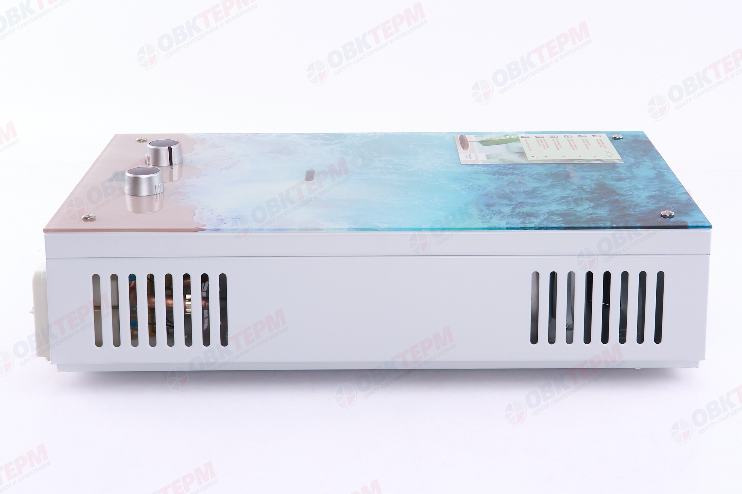 Колонка газовая  GENBERG 210.01 ДЕКОР-ЕКО 10л. ОКЕАН  (ШxВxГ) (ШxВxГ) 340x590x150 мм - Изображение №5