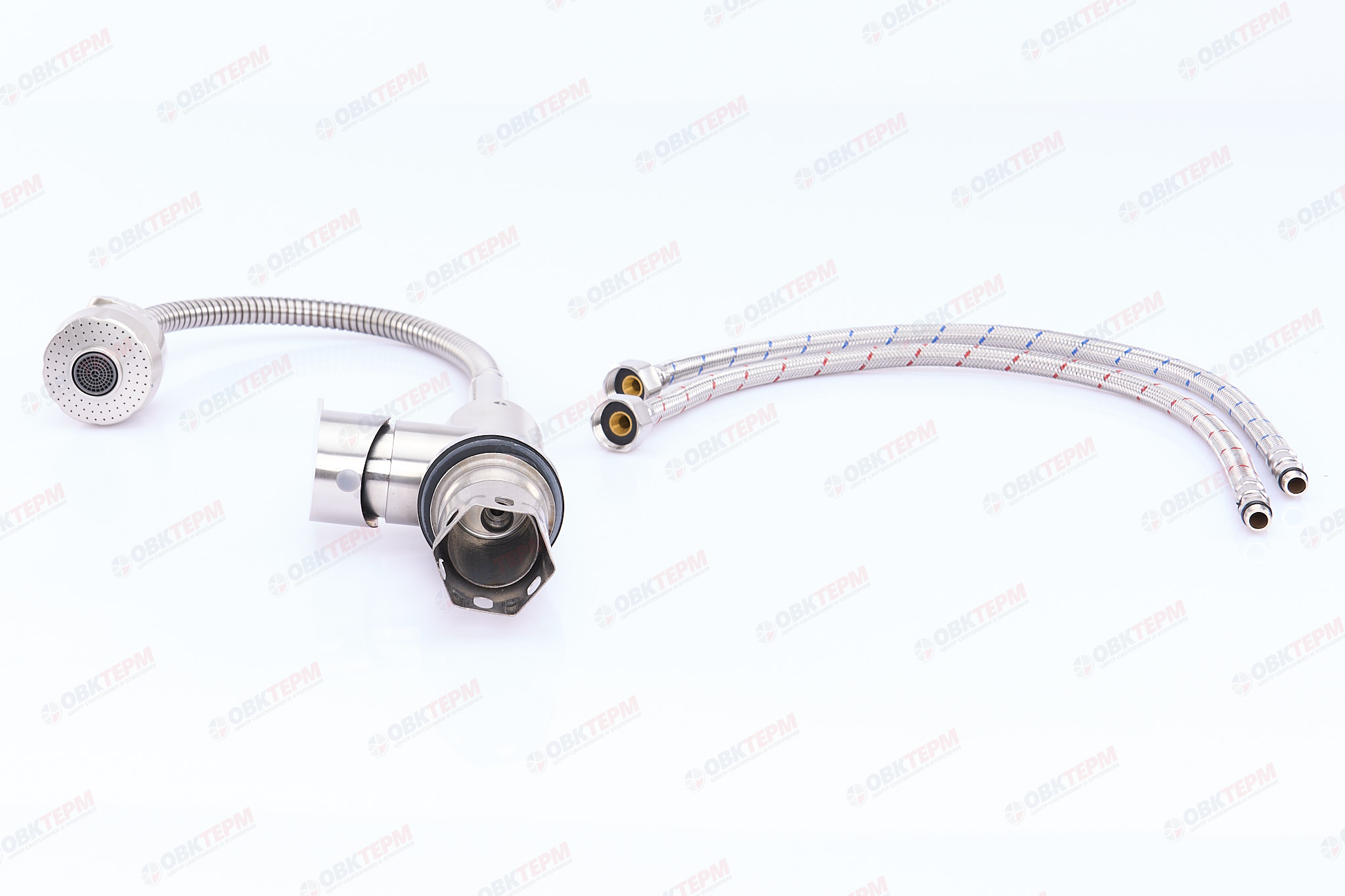 Смеситель д/кухни нерж/сталь ZERIX DAX-011 REFLECTOR  (10 шт/ящ) - миниатюра №3