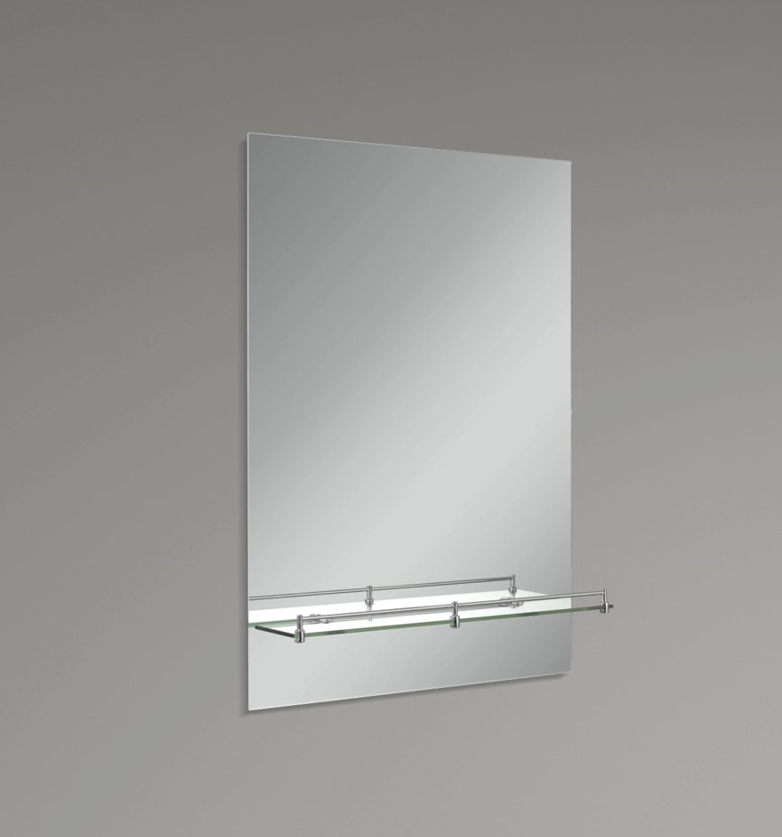 ZERIX SANSA MRZ05-60x85x10 Зеркало настенное прямоугольное с полкой - Изображение №3