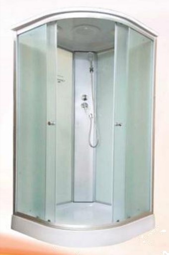 Душевая кабина ДАНА 283 W 100*100*215 (стекло 4мм, низкий поддон) - изображение №1