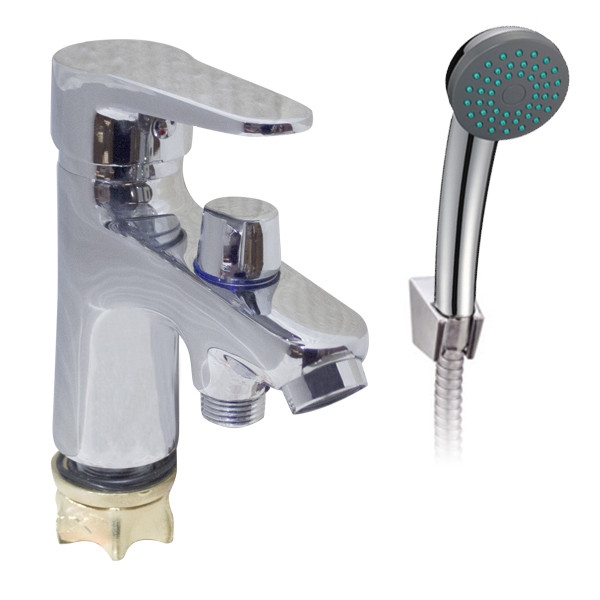 Смеситель д/умывальника ZERIX PUD1 (SH)  А146 Ø40 с гиг. лейкой ГАЙКА (10 шт/ящ) - Изображение №1