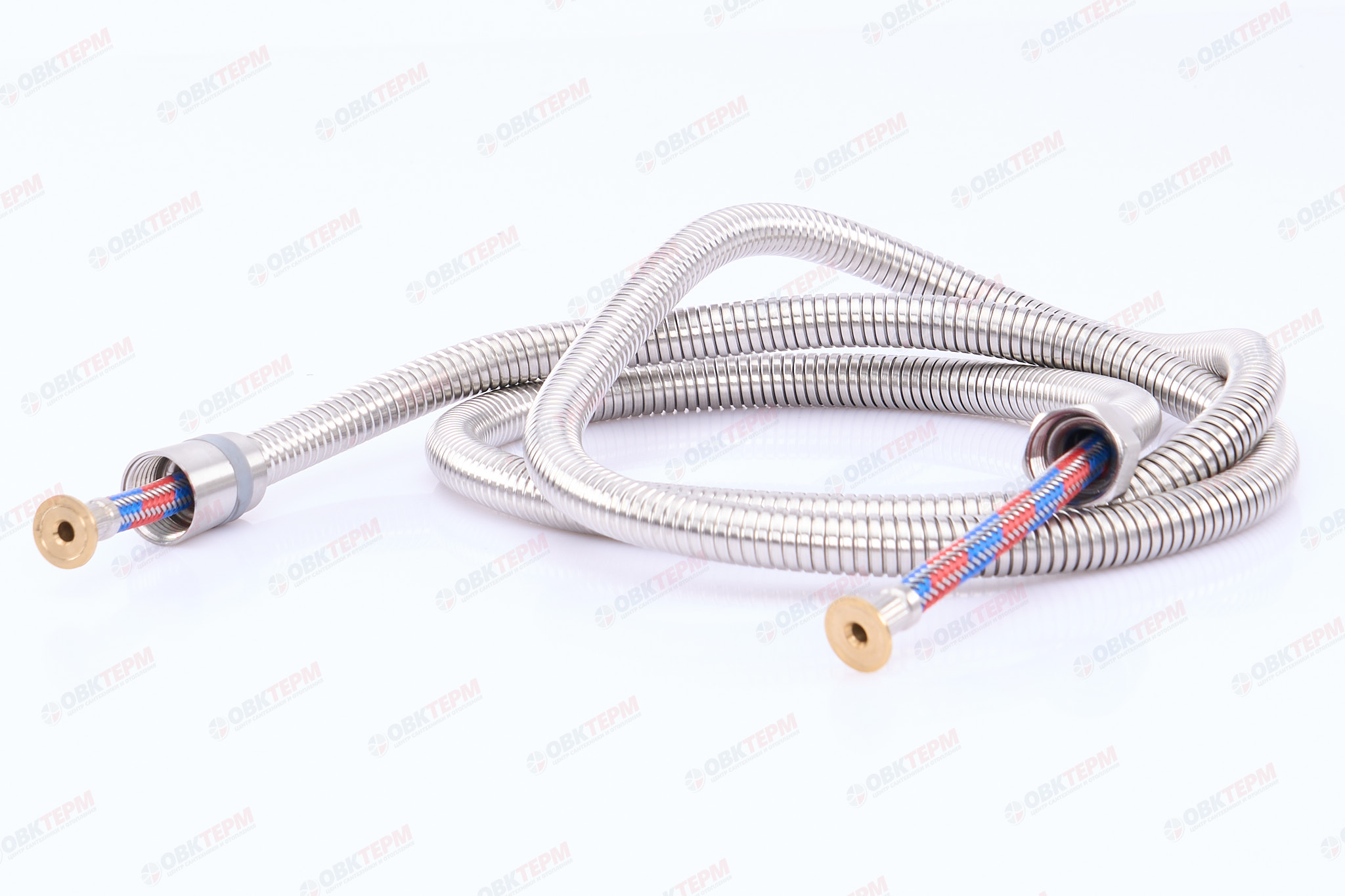 Шланг д/душа GAPPO G41 хром /180см /растяжной  (60 шт) - Изображение №2