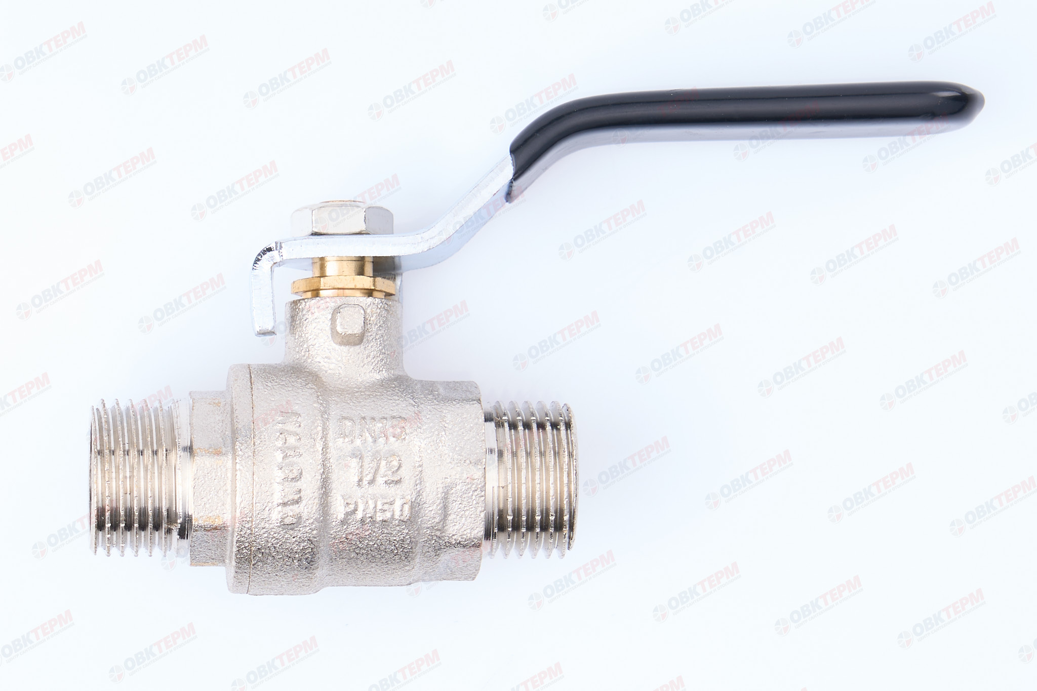 Кран шаровый     TIM      1/2" НН   ручка   (72/18) - Изображение №1