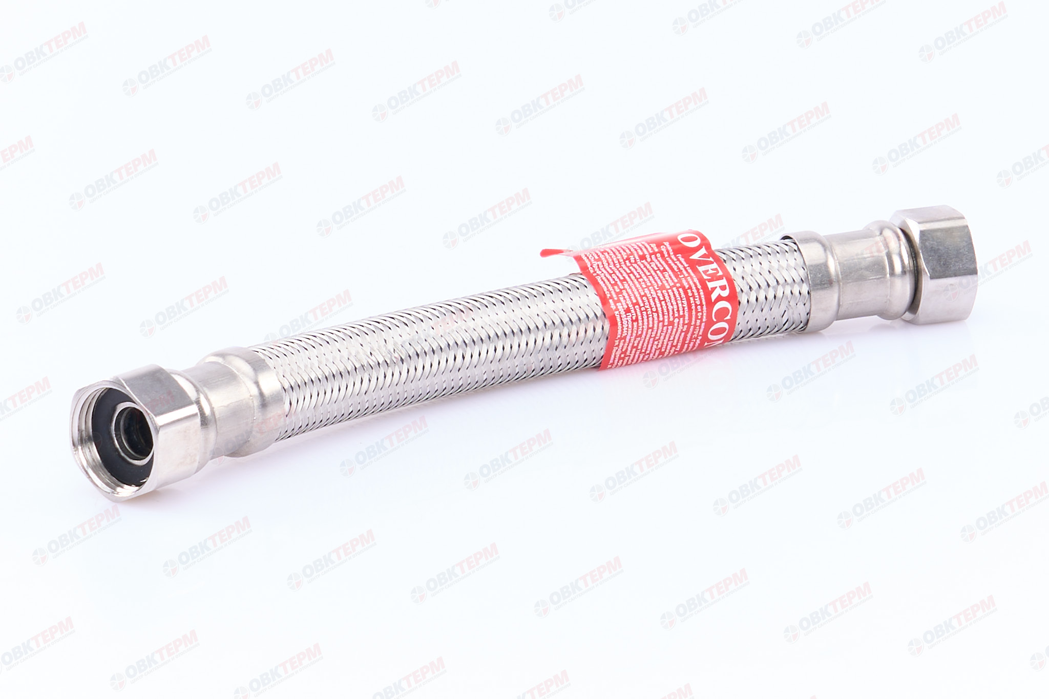 Шланг ГИГАНТ  1/2" * 1/2" ВВ,     0,2 м  "OVERCON" (50шт/ящ) - Изображение №1