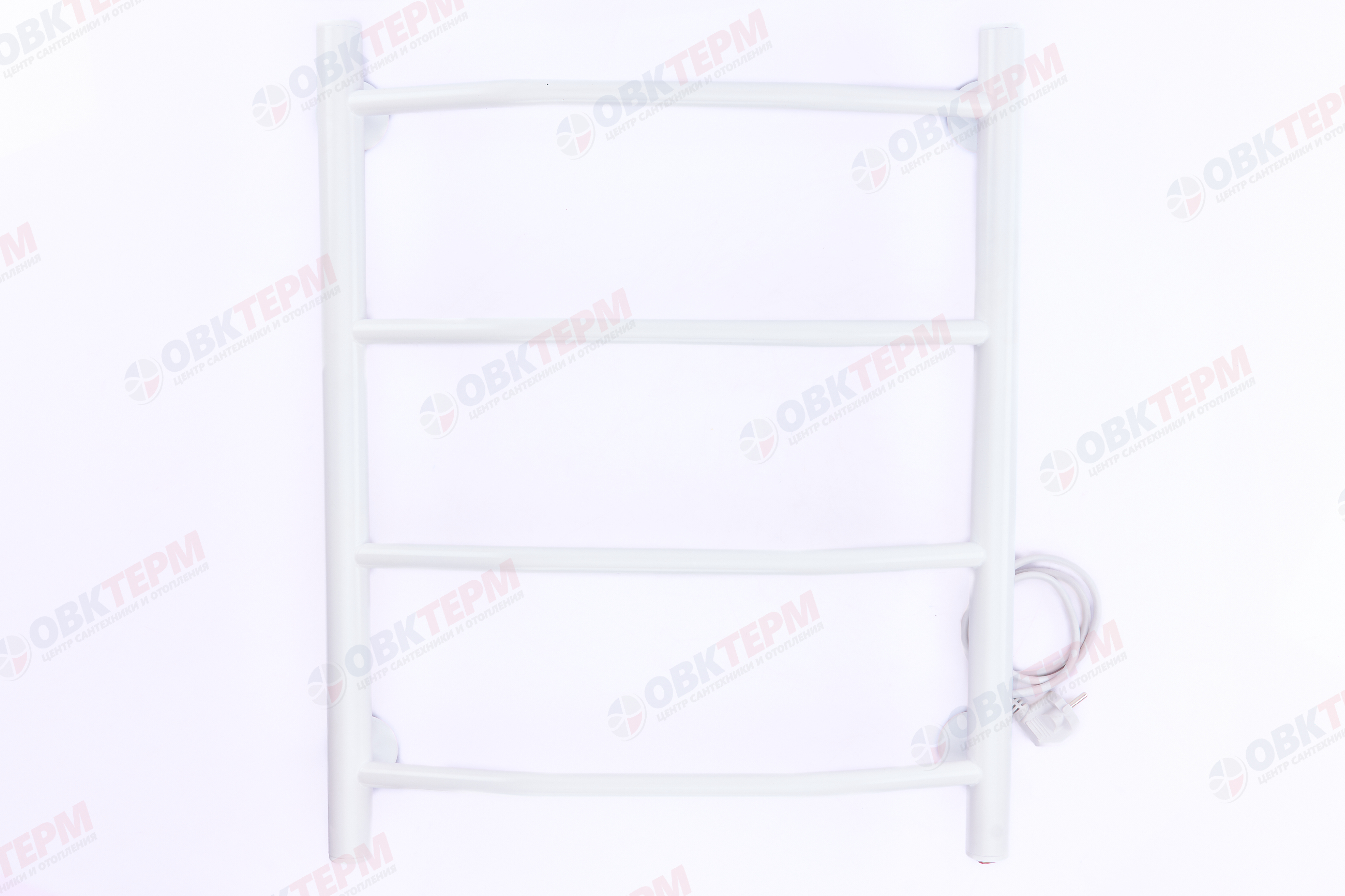 Полотенцесушитель электрический ТДА ЛНК - Э 1" 50 х 60 Л, 4 перекладины, кнопка, Белый АДВ - Изображение №2