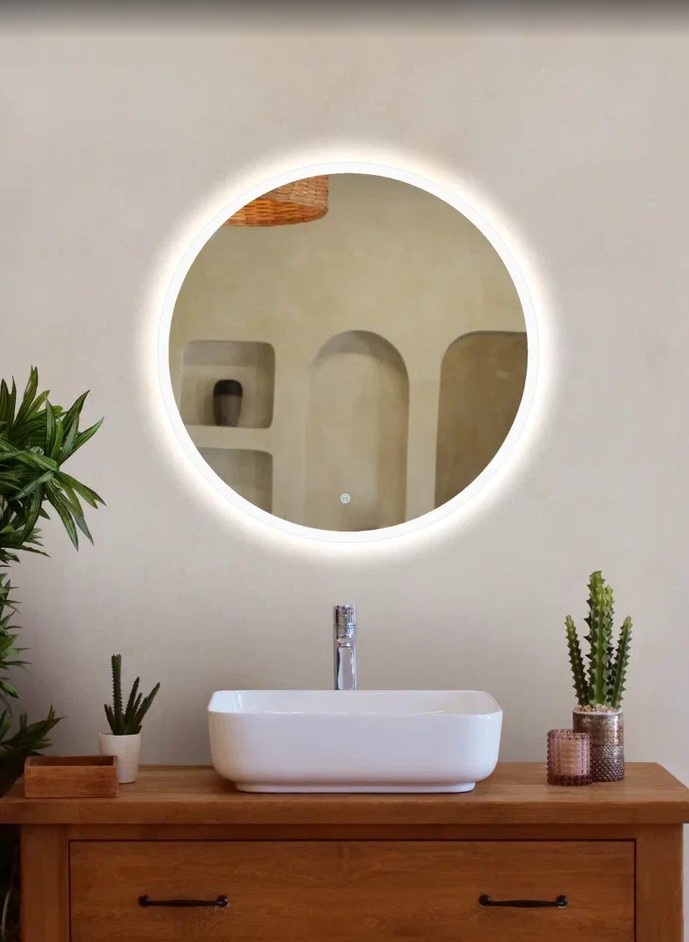 Зеркало  80 "Sofa" EvaGold круглое с LED подсветкой - Изображение №1