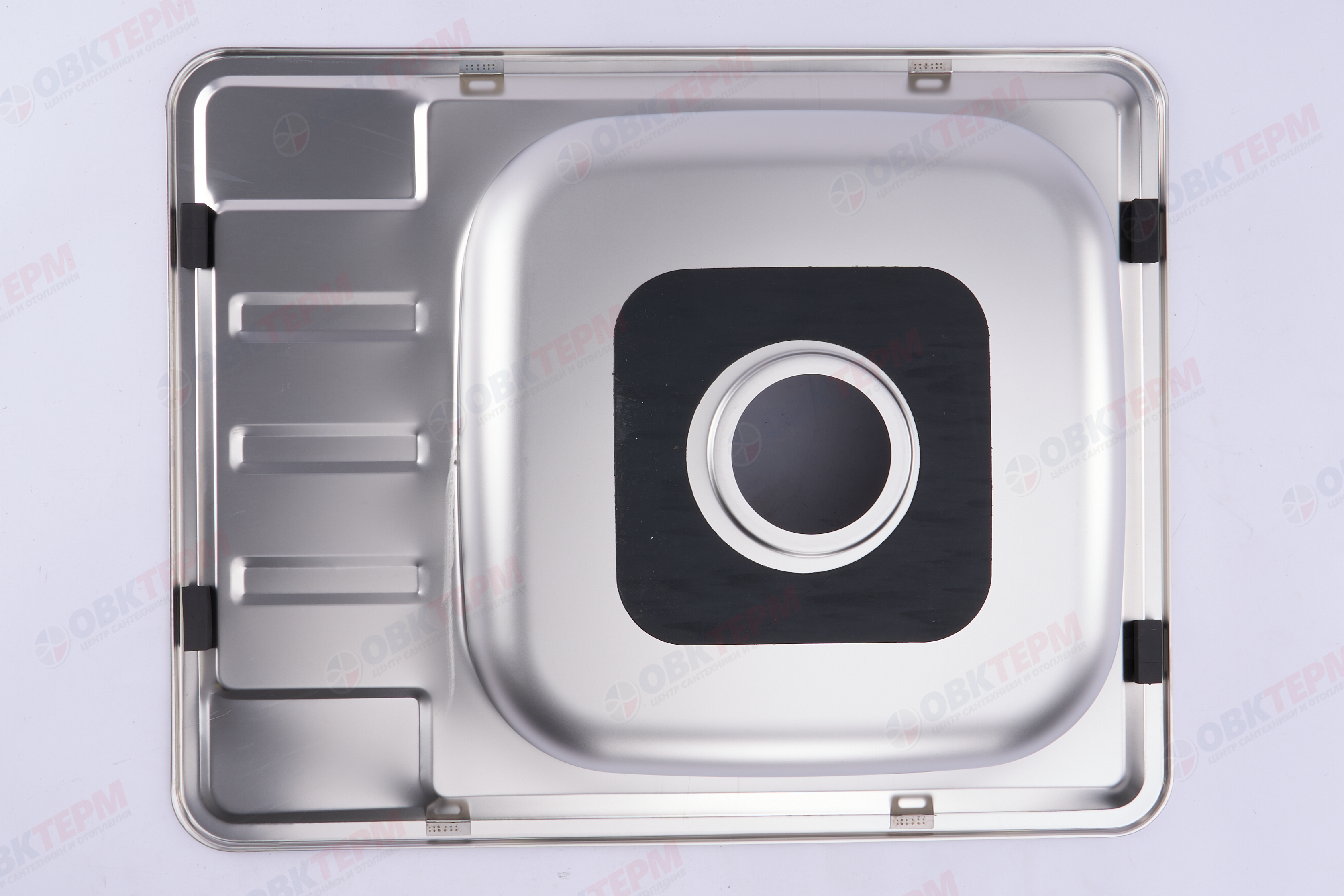ZERIX мойка Z6350-06-160E (SATIN) ВРЕЗНАЯ /сифон (10шт/ящ) - миниатюра №8